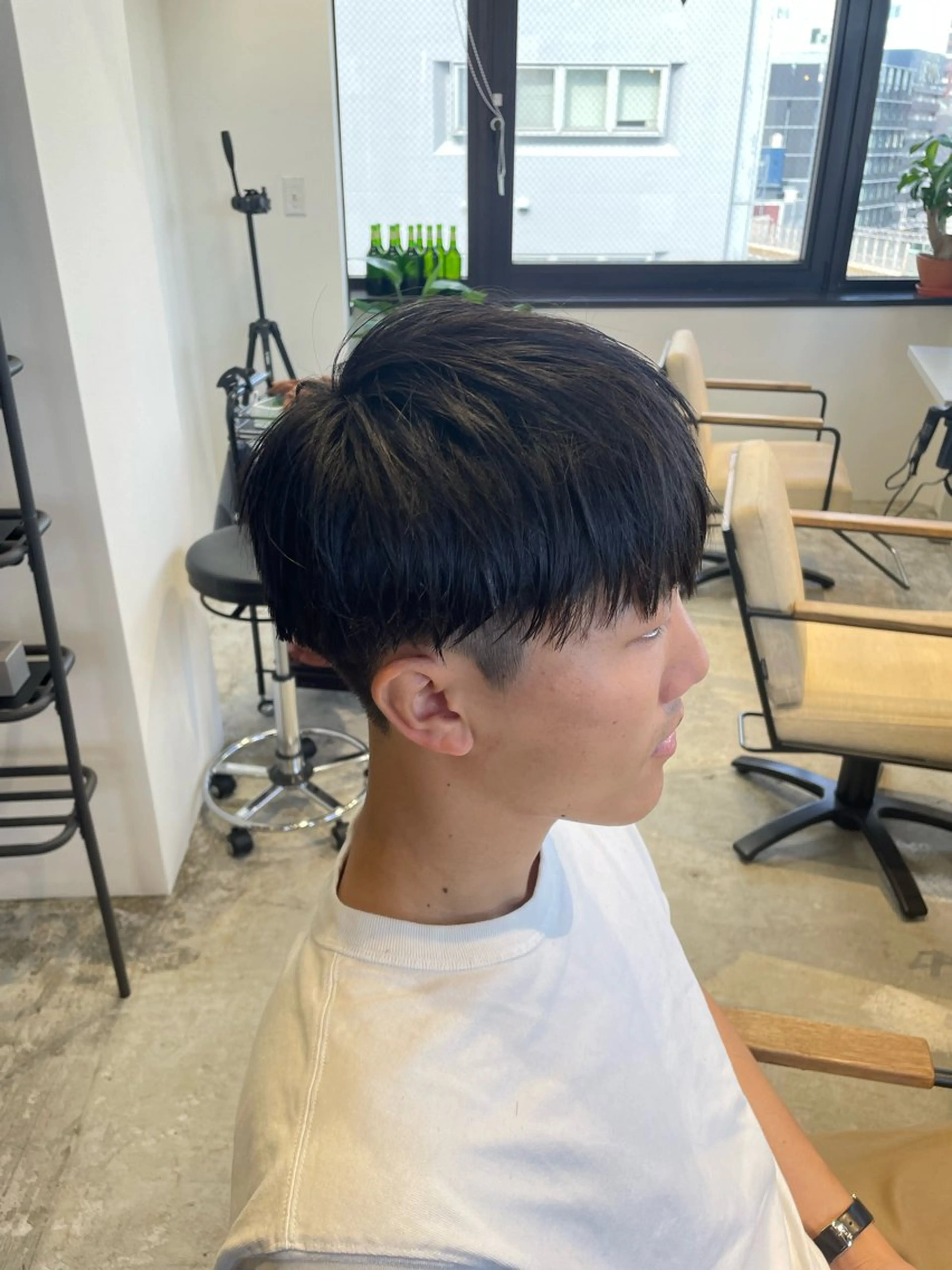 ショート カット メンズパーマ梅田 ・川副史晶のヘアスタイル