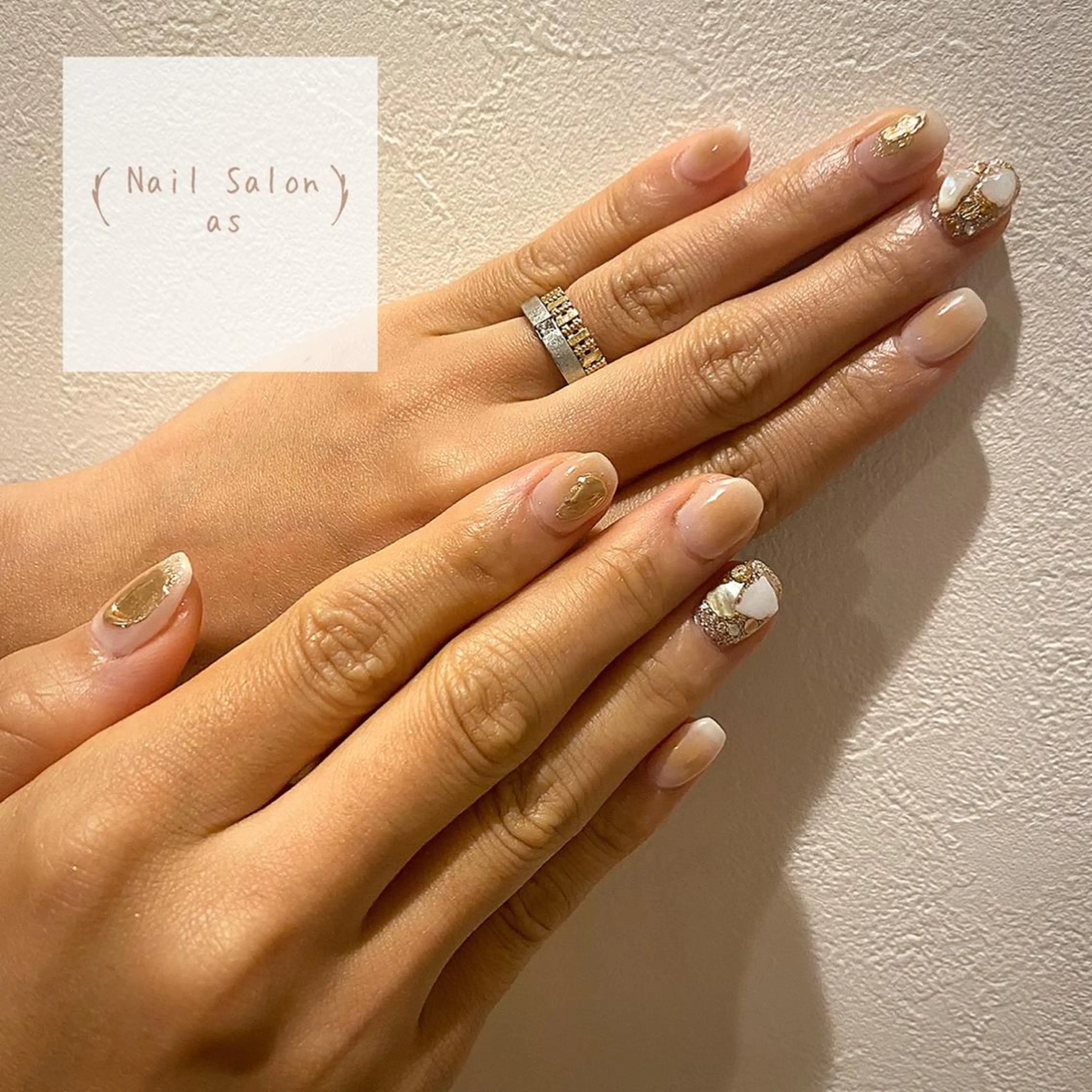 ネイル チークネイル Nail Salon louéのネイルデザイン