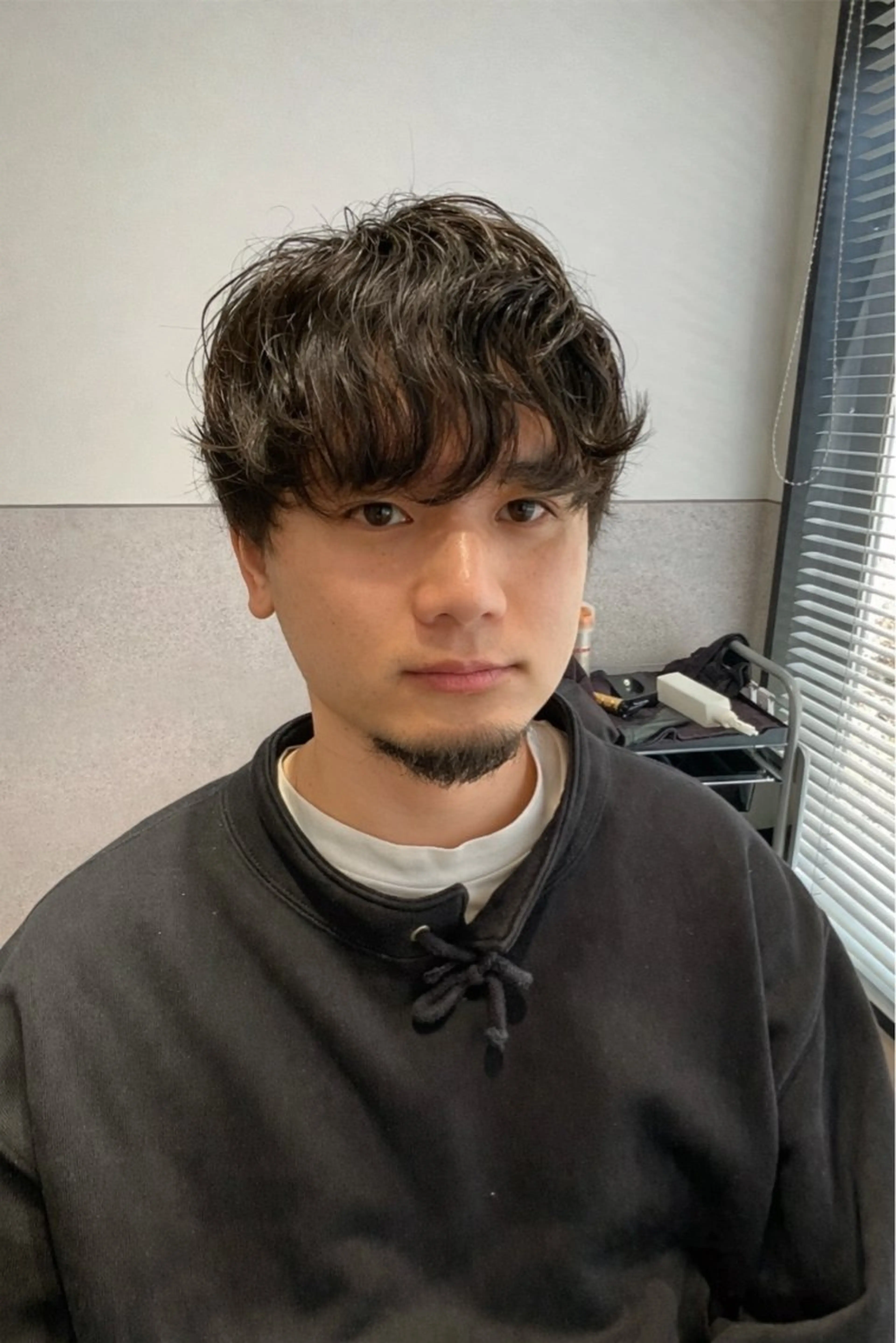 ミディアム メンズ マッシュ カット パーマ メンズ特化🌿 minamiのヘアスタイル