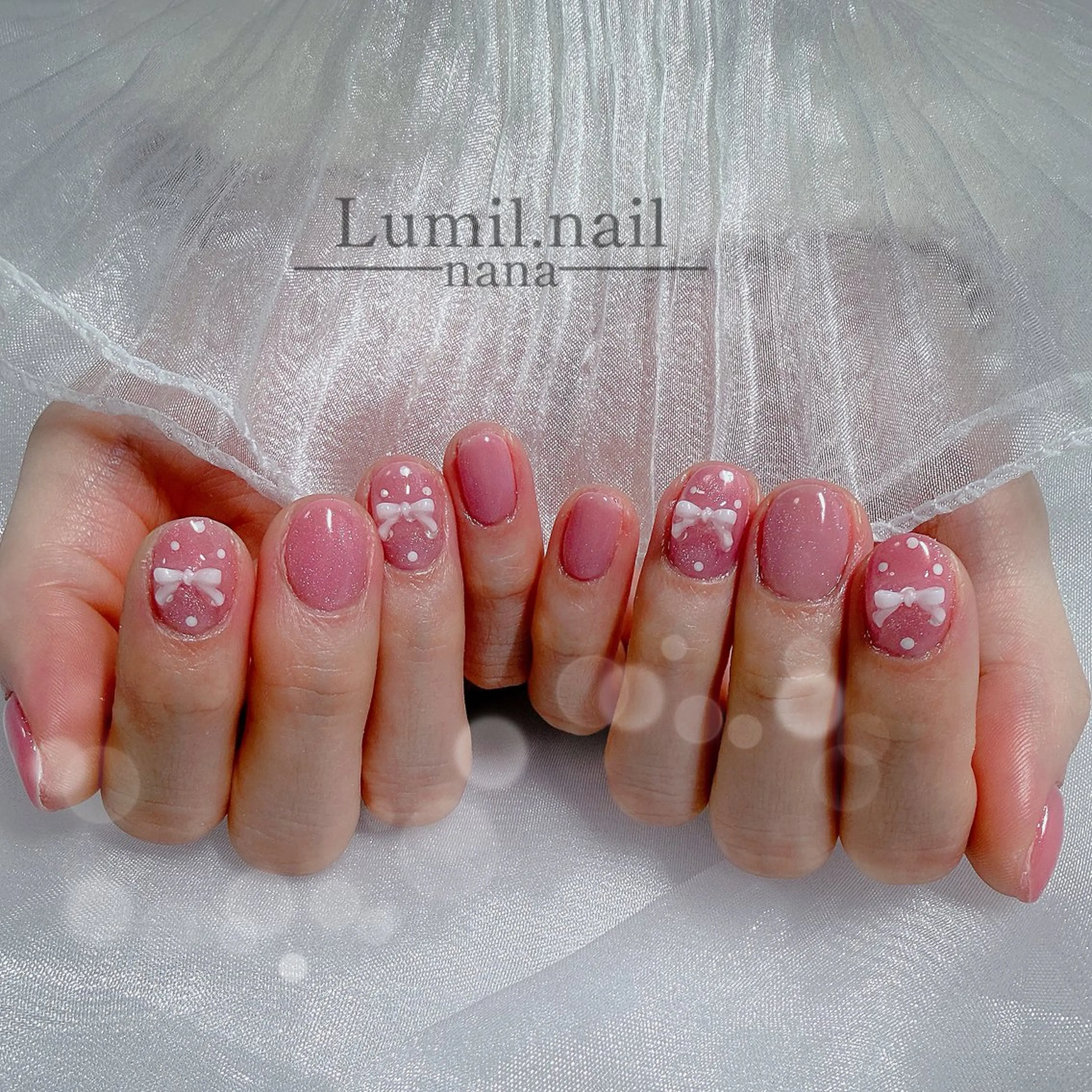 ネイル ショートネイル Lumil.nail ななのネイルデザイン