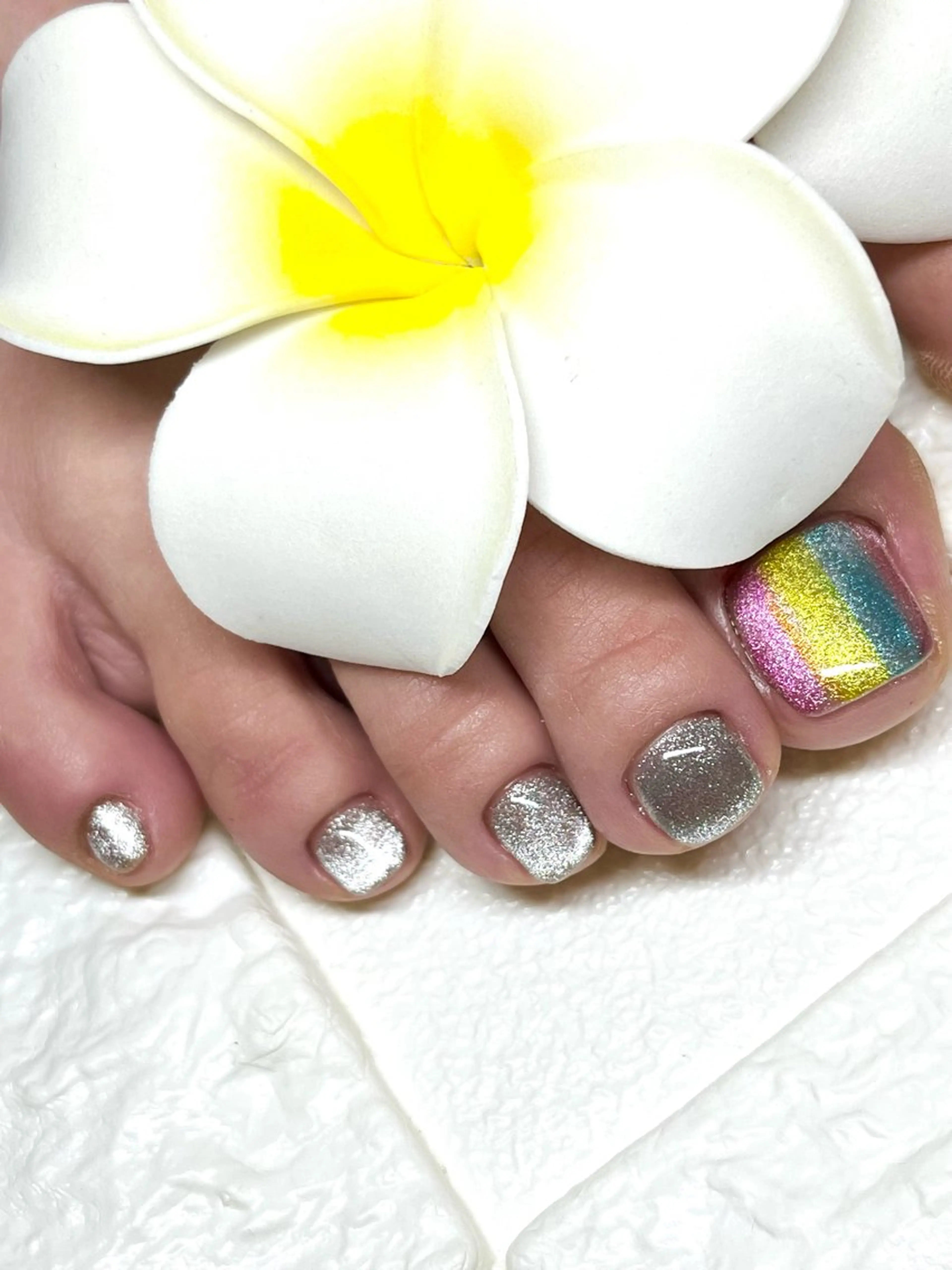 ネイル フットネイル マグネットネイル フットネイル まり りぃ〜んのネイルデザイン