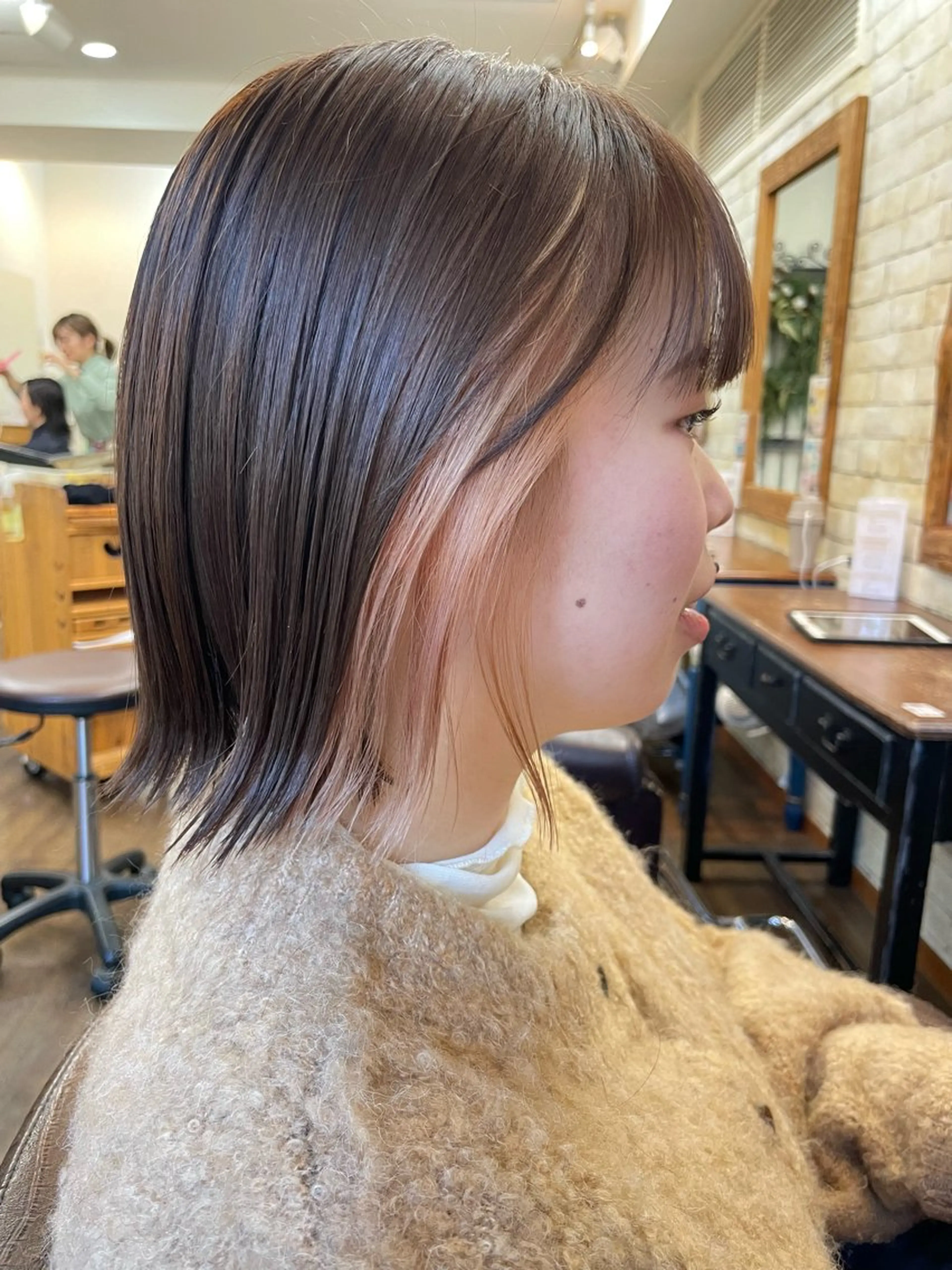 ミディアム カラー カット ヘアカラー 【髪質改善✨】 sanaのヘアスタイル