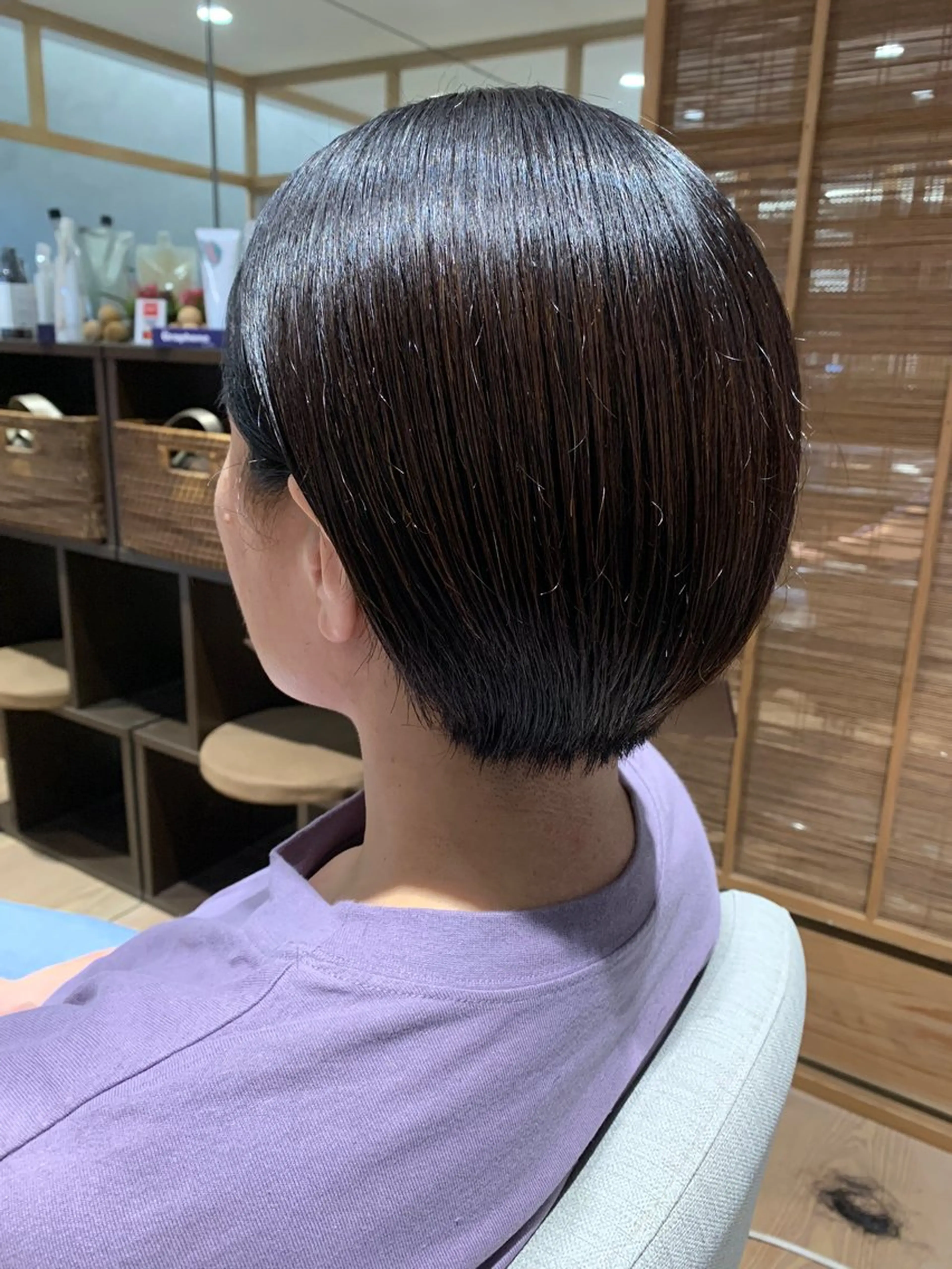 低刺激カラー＋カット＋プチスパ付の写真