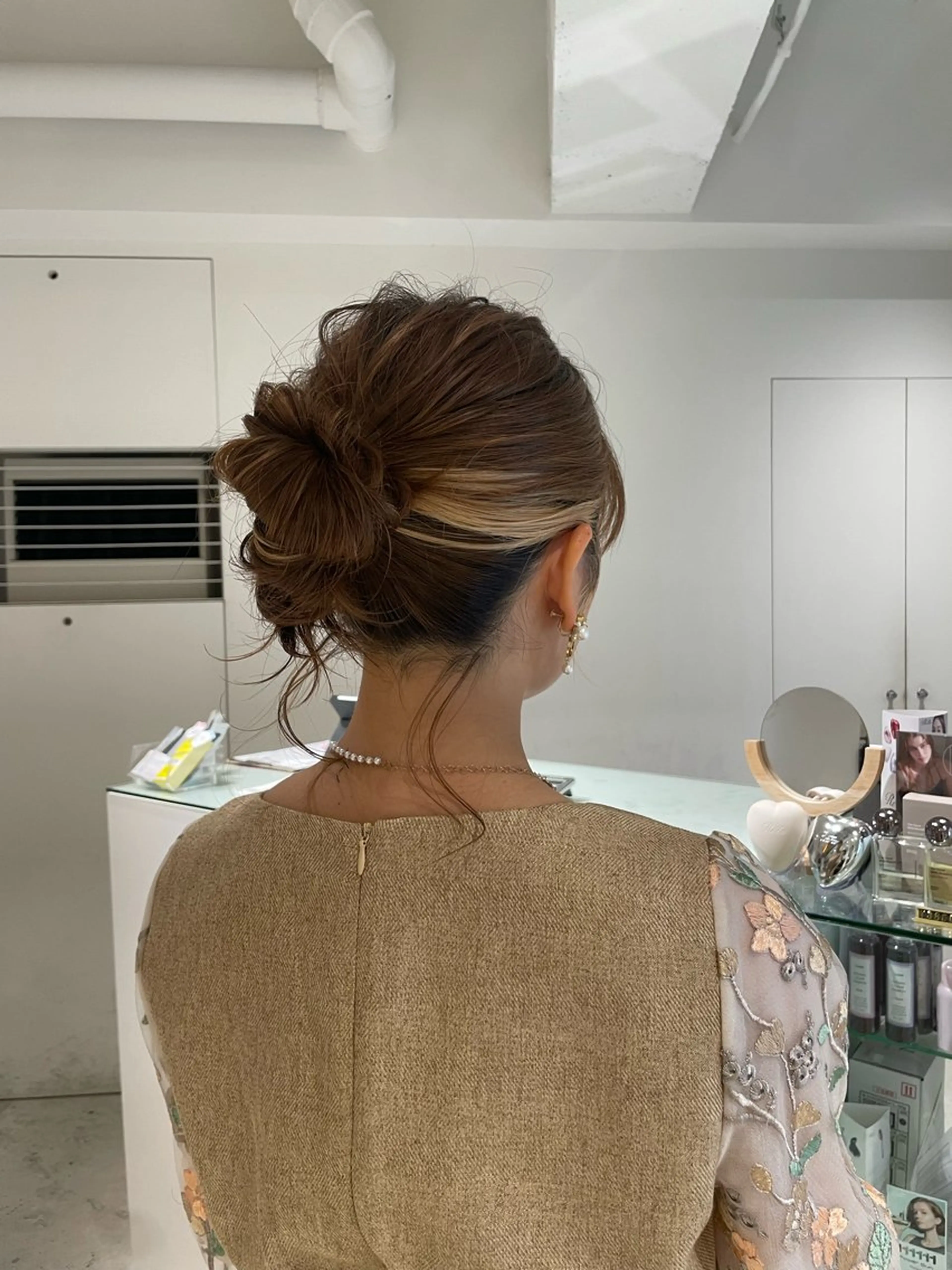 セミロング ヘアアレンジ loely 💞miyuのヘアスタイル