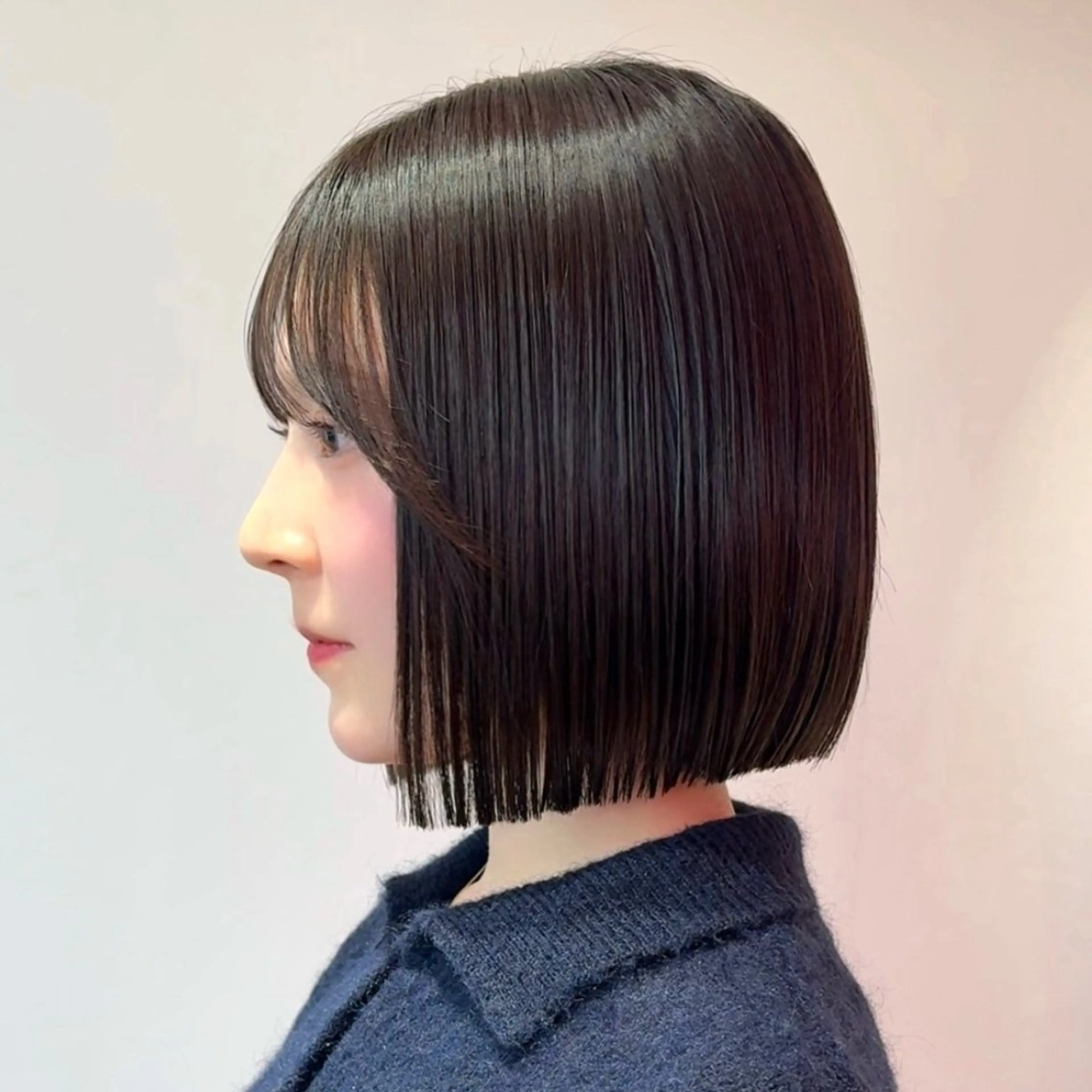 ショート 莉乃/縮毛矯正/髪質 改善/艶カラーのヘアスタイル