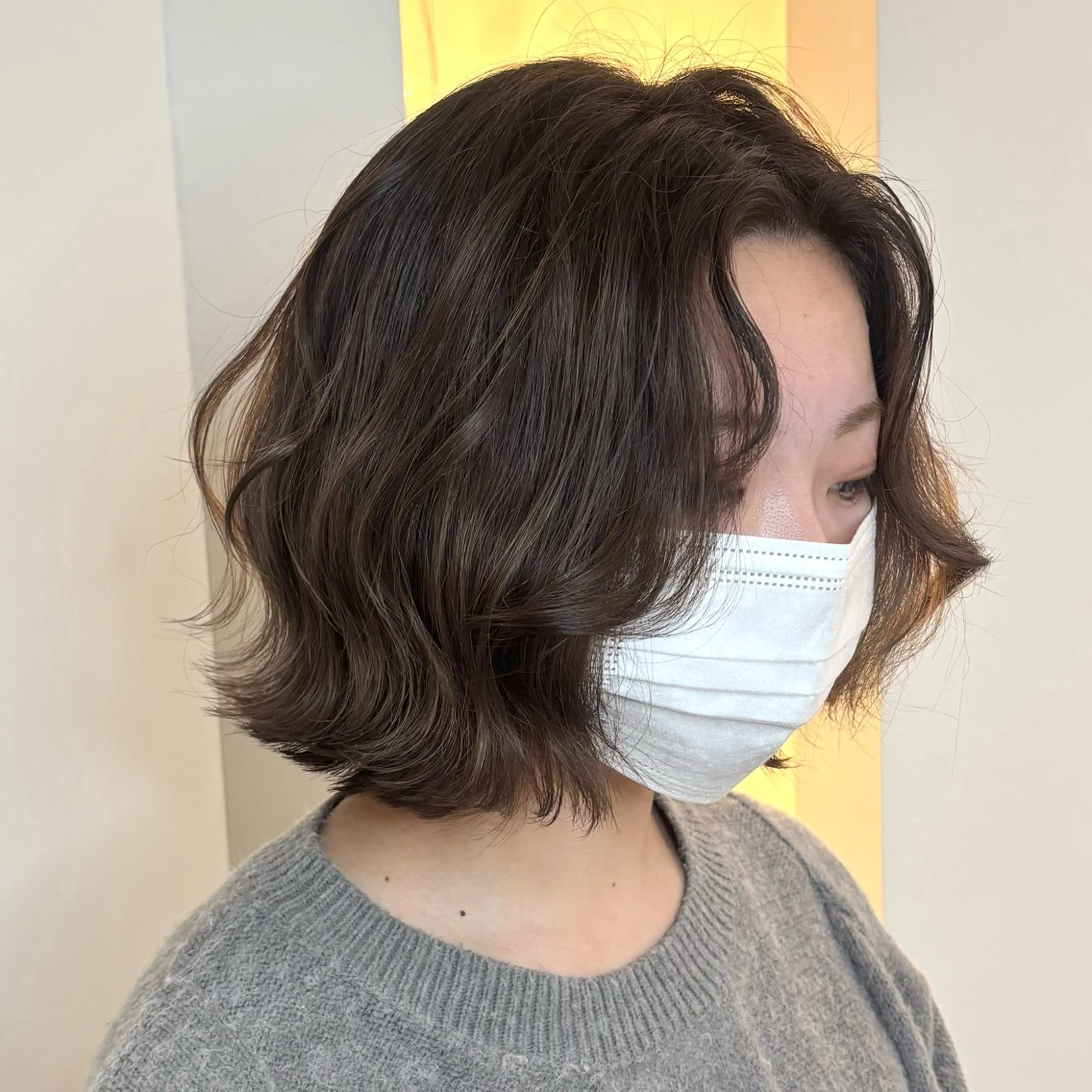 ショート ヘアカラー 美容室ORIKA AI レイヤーカットのヘアスタイル