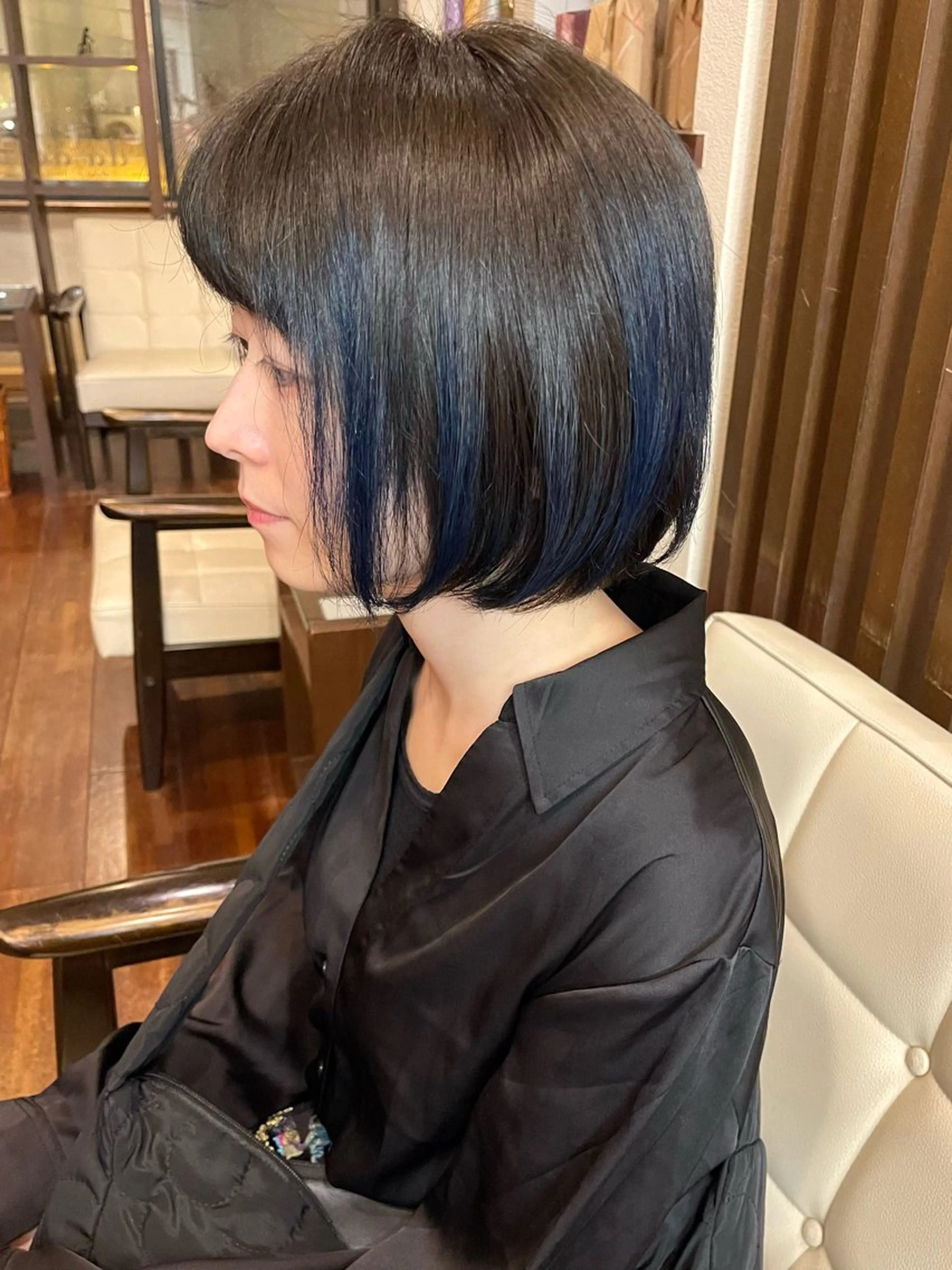 ショート カラー ブルーカラー ヘアカラー 田室 和幸のヘアスタイル