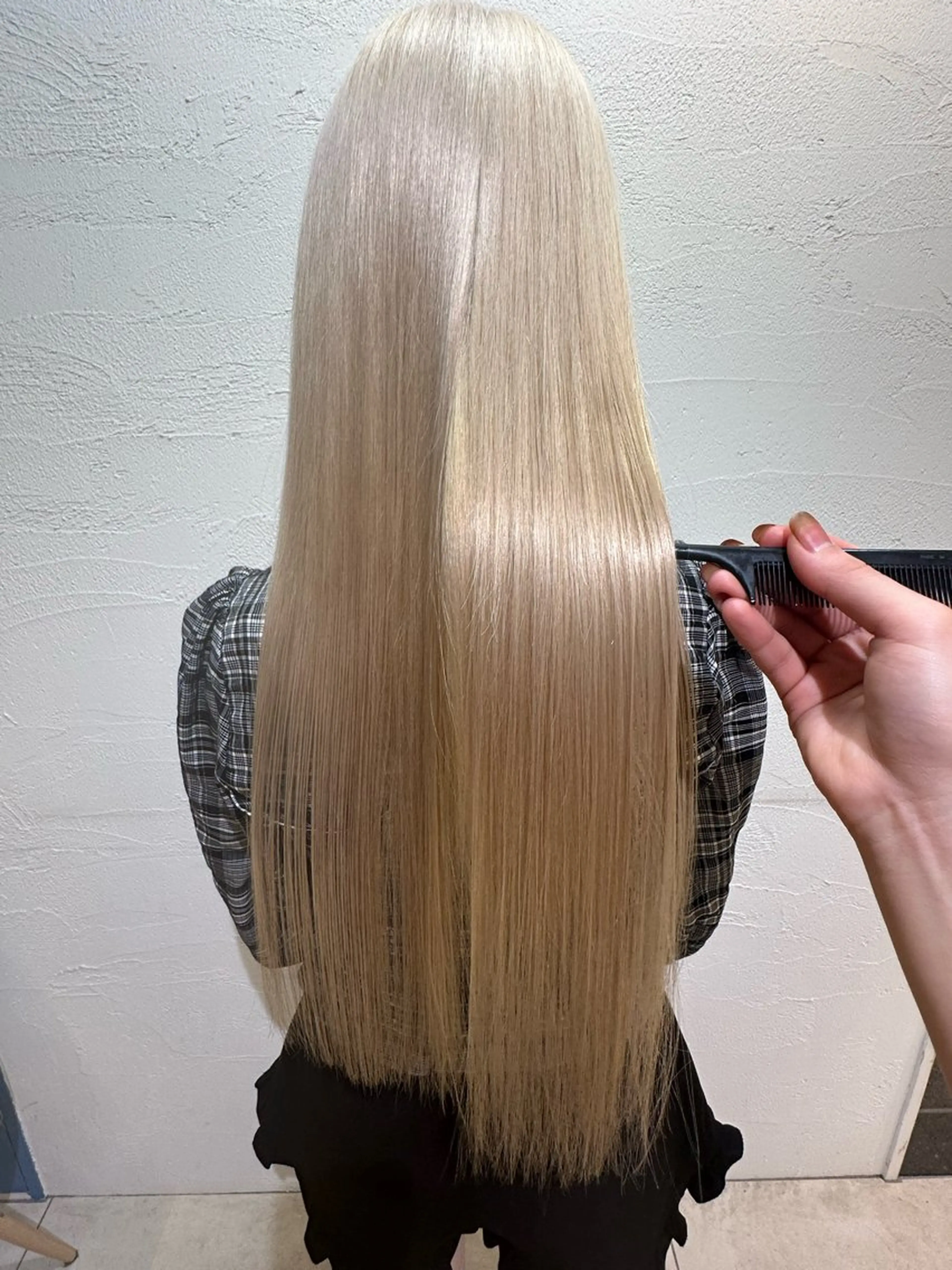 ロング トリートメント ヘアカラー トリートメント ブリーチカラーボブ sayo🧸🤎のヘアスタイル