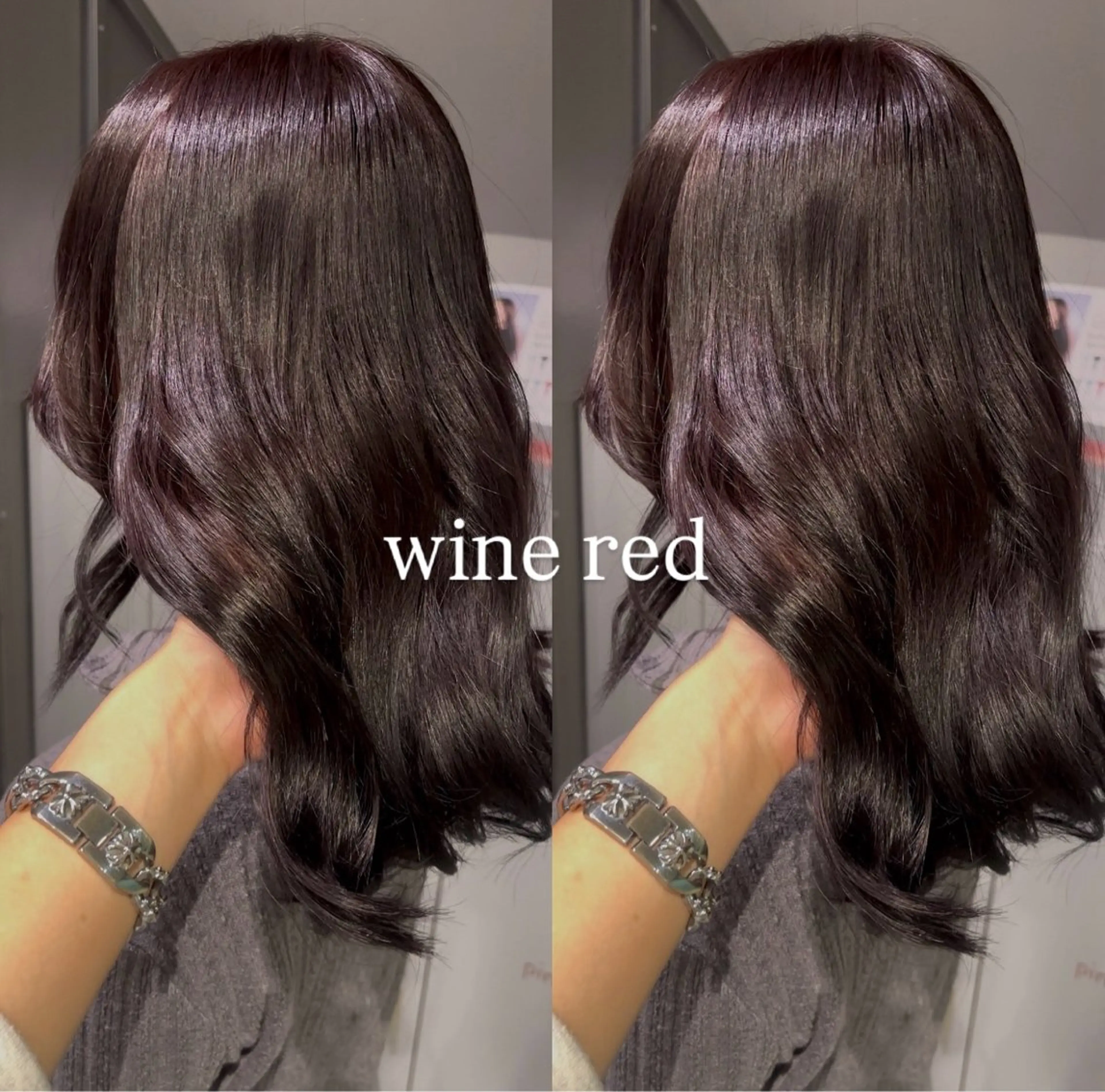 カラー ヘアカラー 🐈‍⬛JUMI /透明感カラー/🩶のヘアスタイル