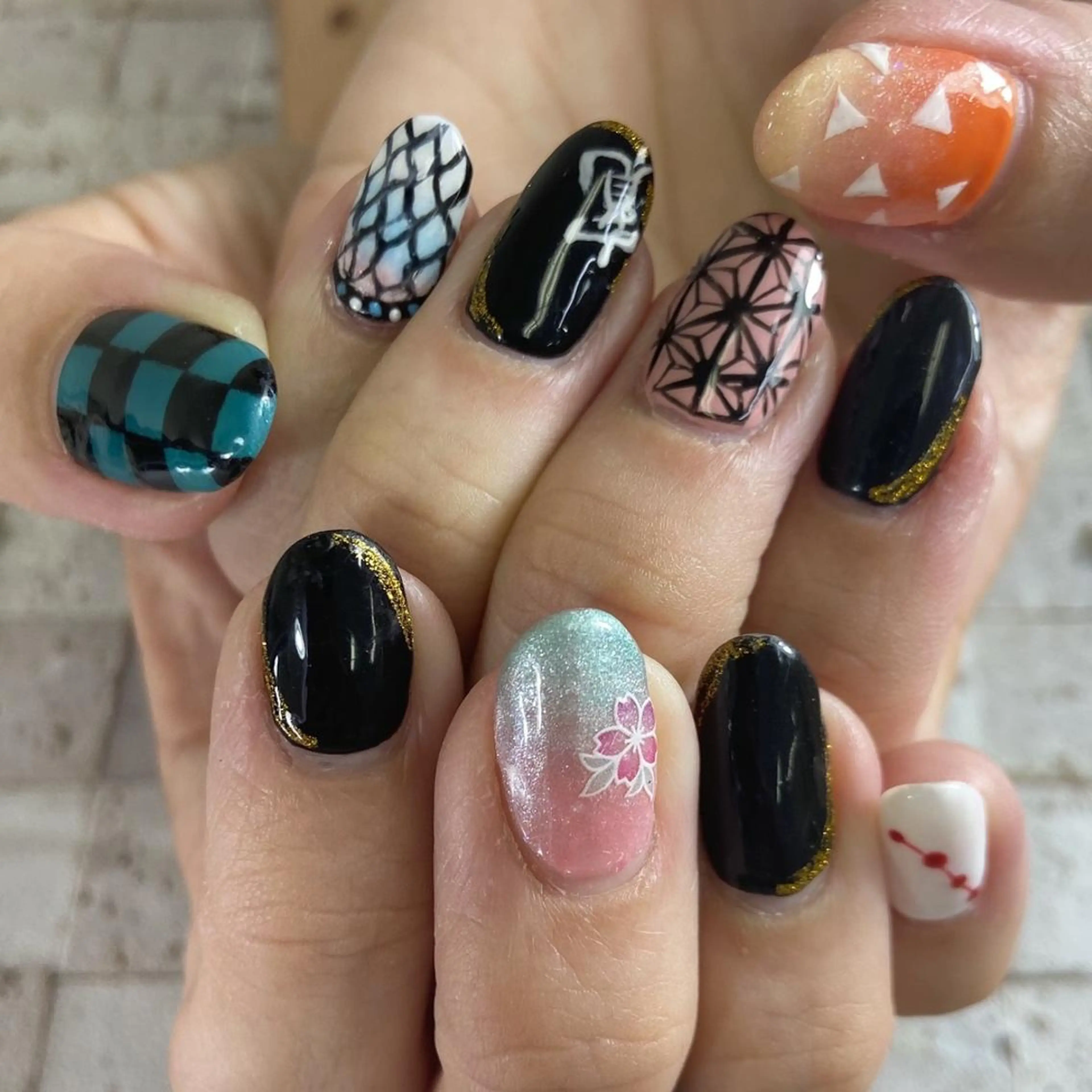 ネイル 林 珠里のネイルデザイン