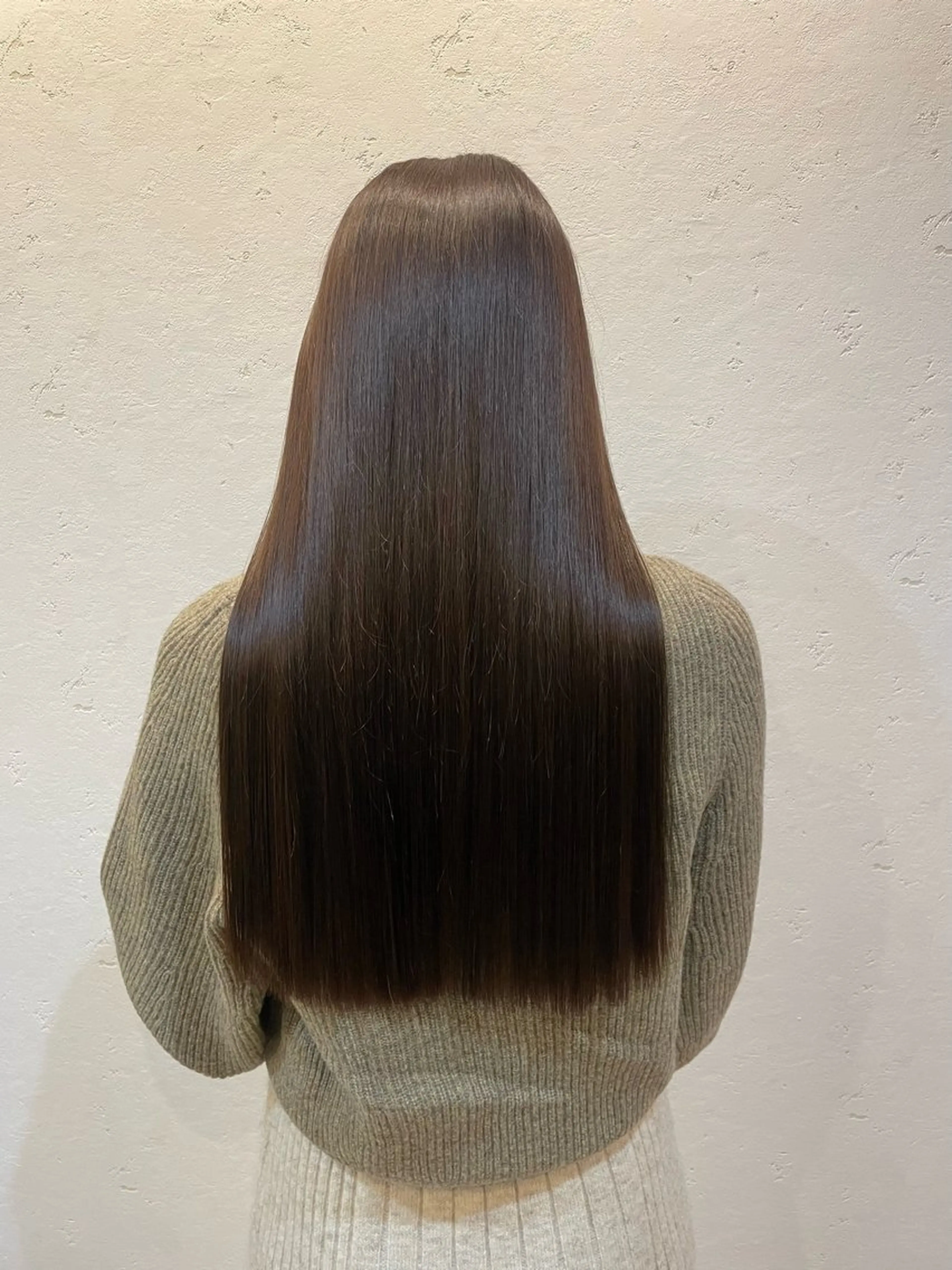 ロング カラー 髪質改善 トリートメント カット ヘアカラー トリートメント 渋谷 留菜のヘアスタイル