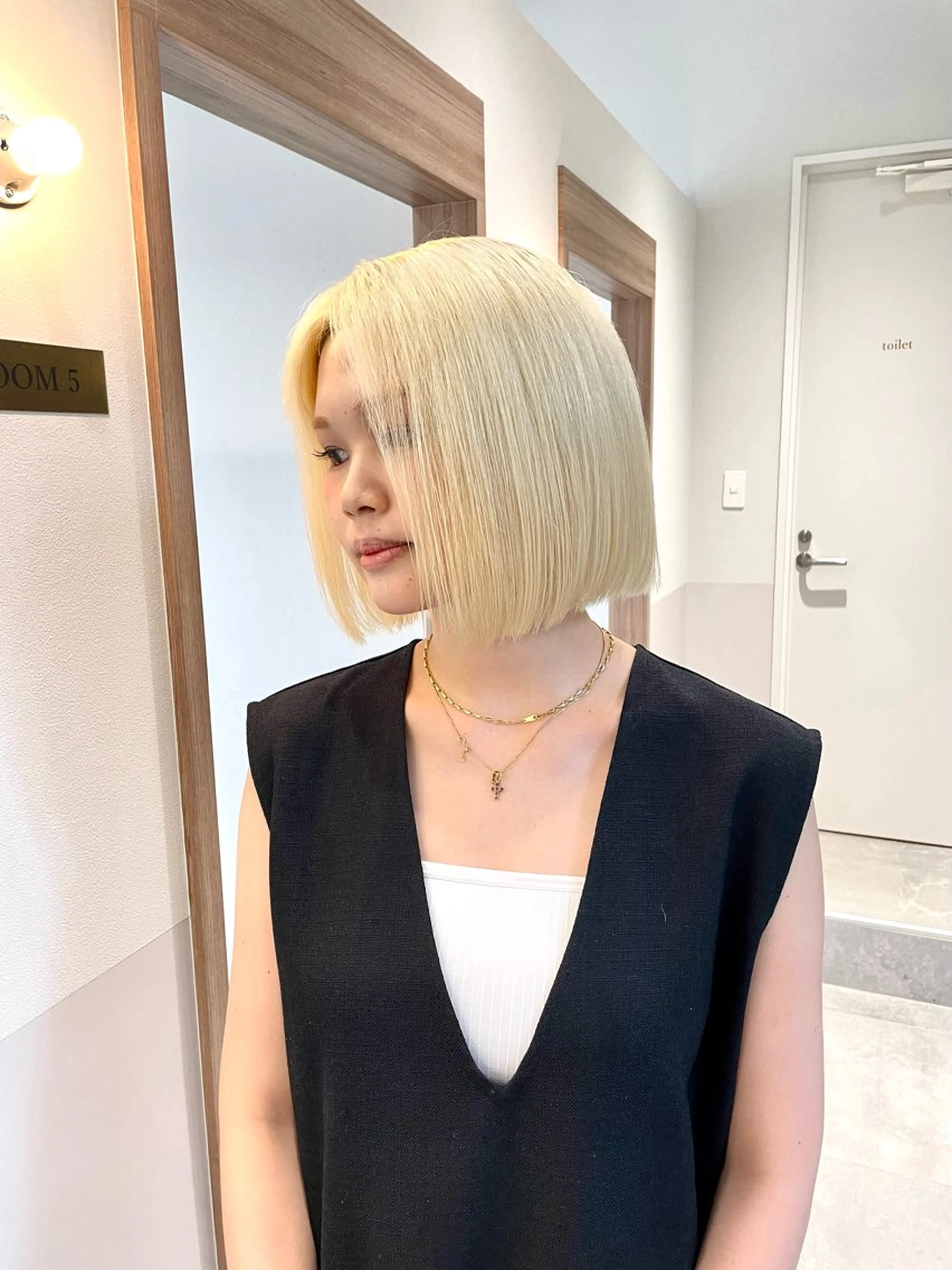 ショート カラー 田中大星 /ボブ 縮毛矯正のヘアスタイル