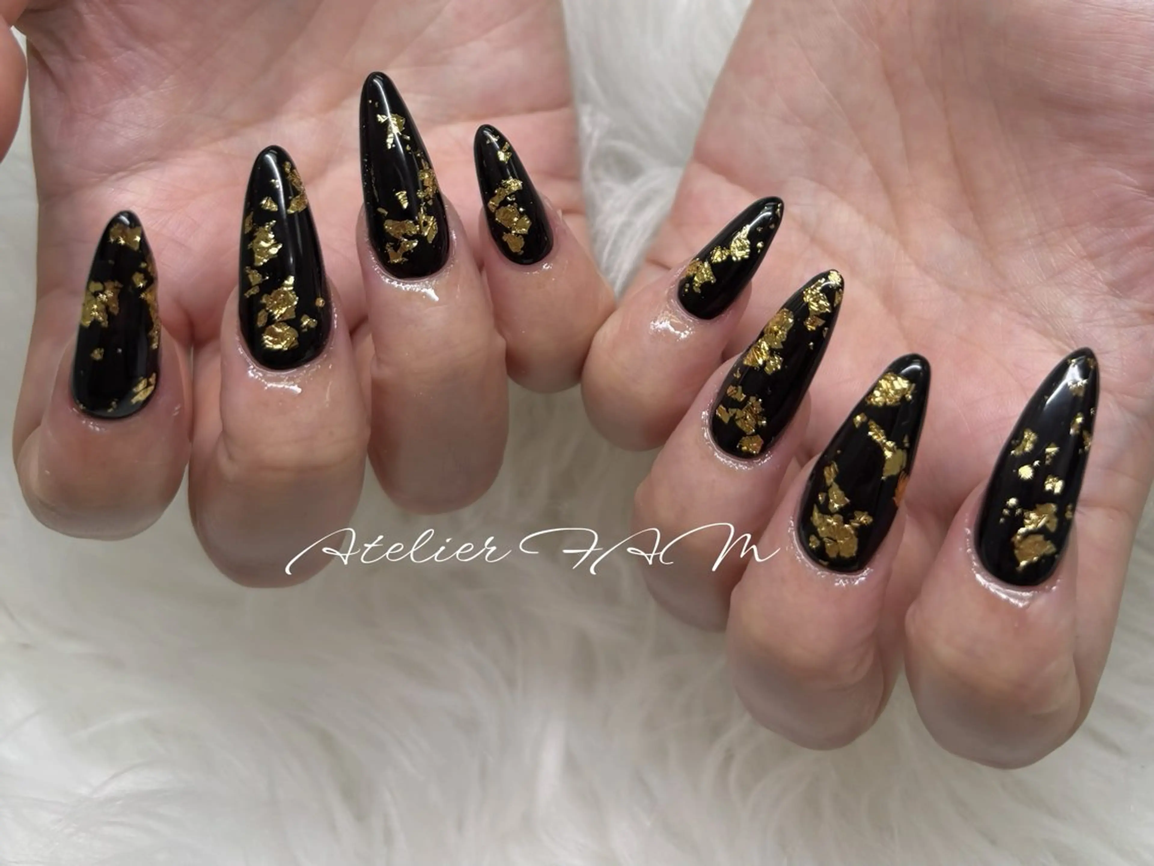 ロング ハンドネイル アトリエ FAMのネイルデザイン