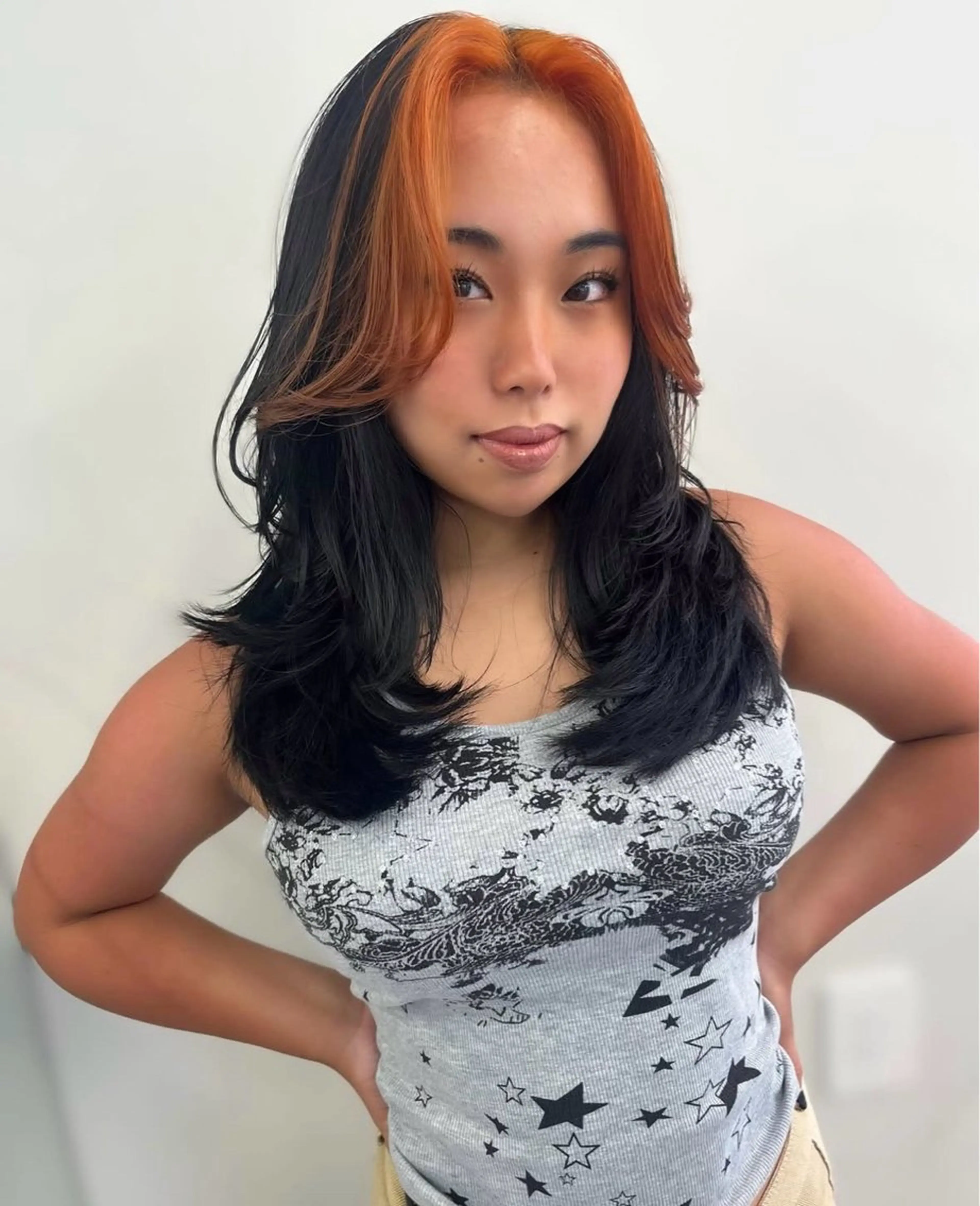 セミロング カラー ヘアカラー fuuka/ブリーチ /レイヤーカットのヘアスタイル