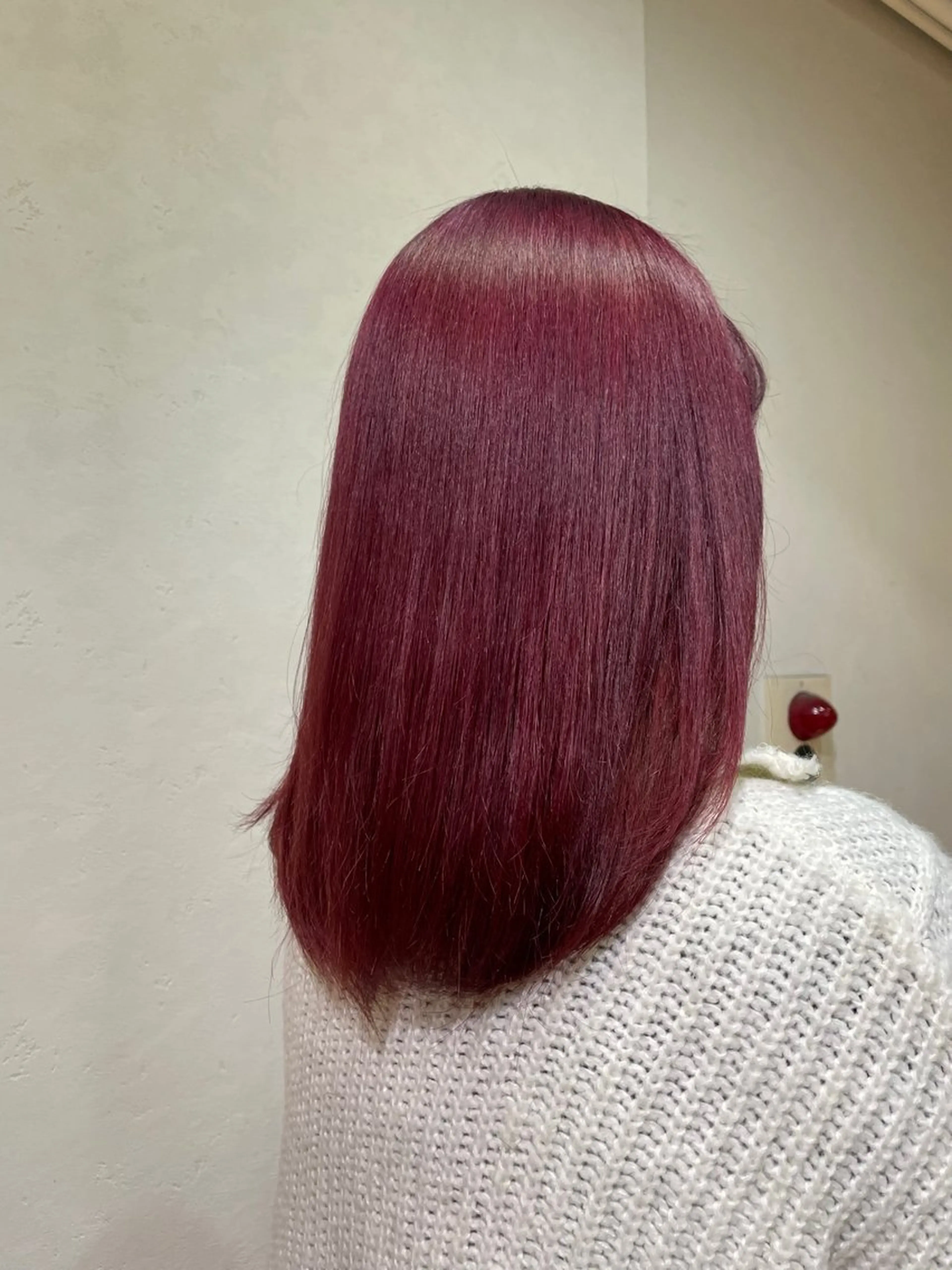 セミロング カラー ブリーチ 🎀 RIKAのヘアスタイル