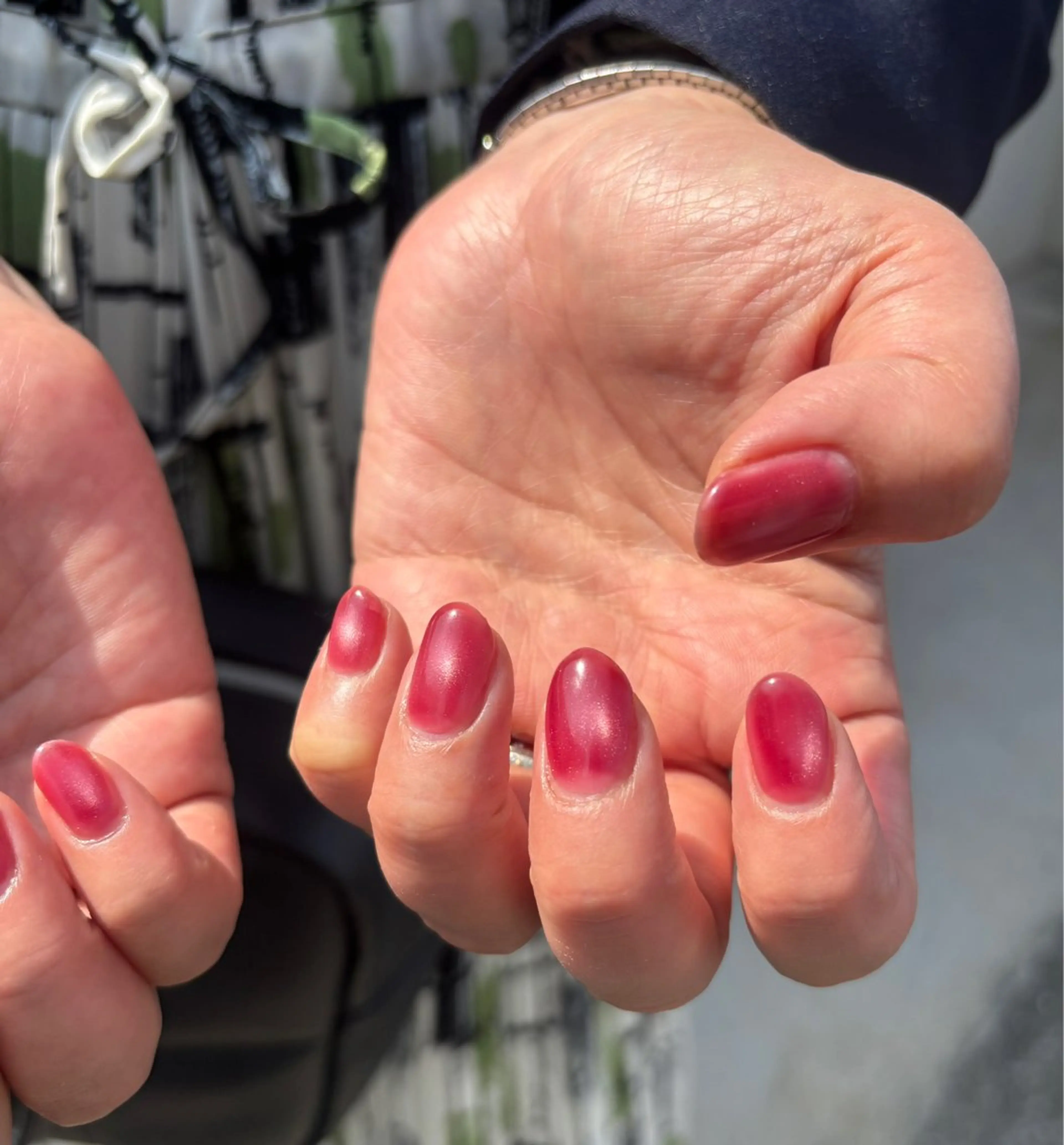 ネイル マグネットネイル 春ネイル ハンドネイル MaryHarris 姪浜/Mihoのヘアスタイル