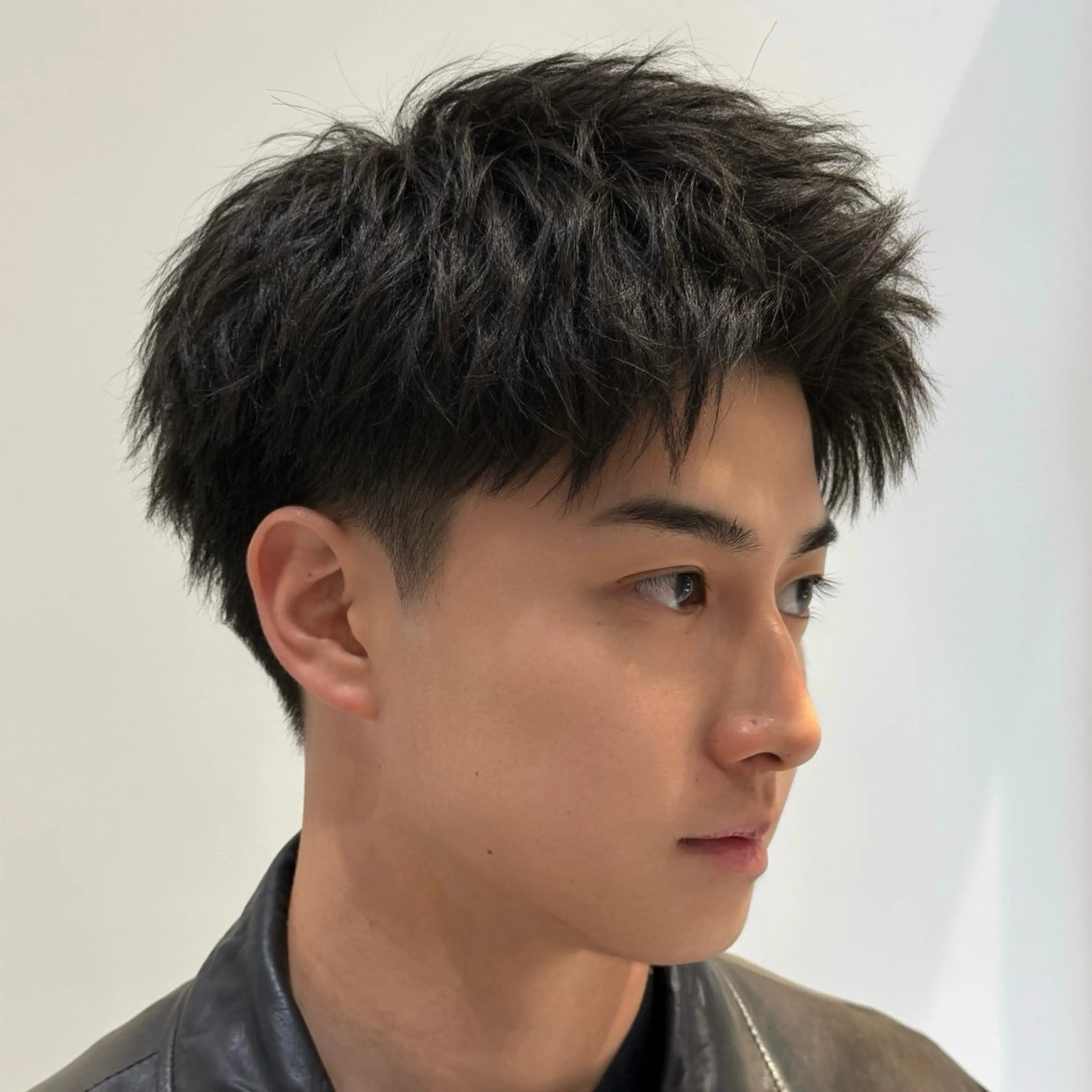 メンズ アップバング カット 渋谷メンズ特化 佐橋世奈のヘアスタイル