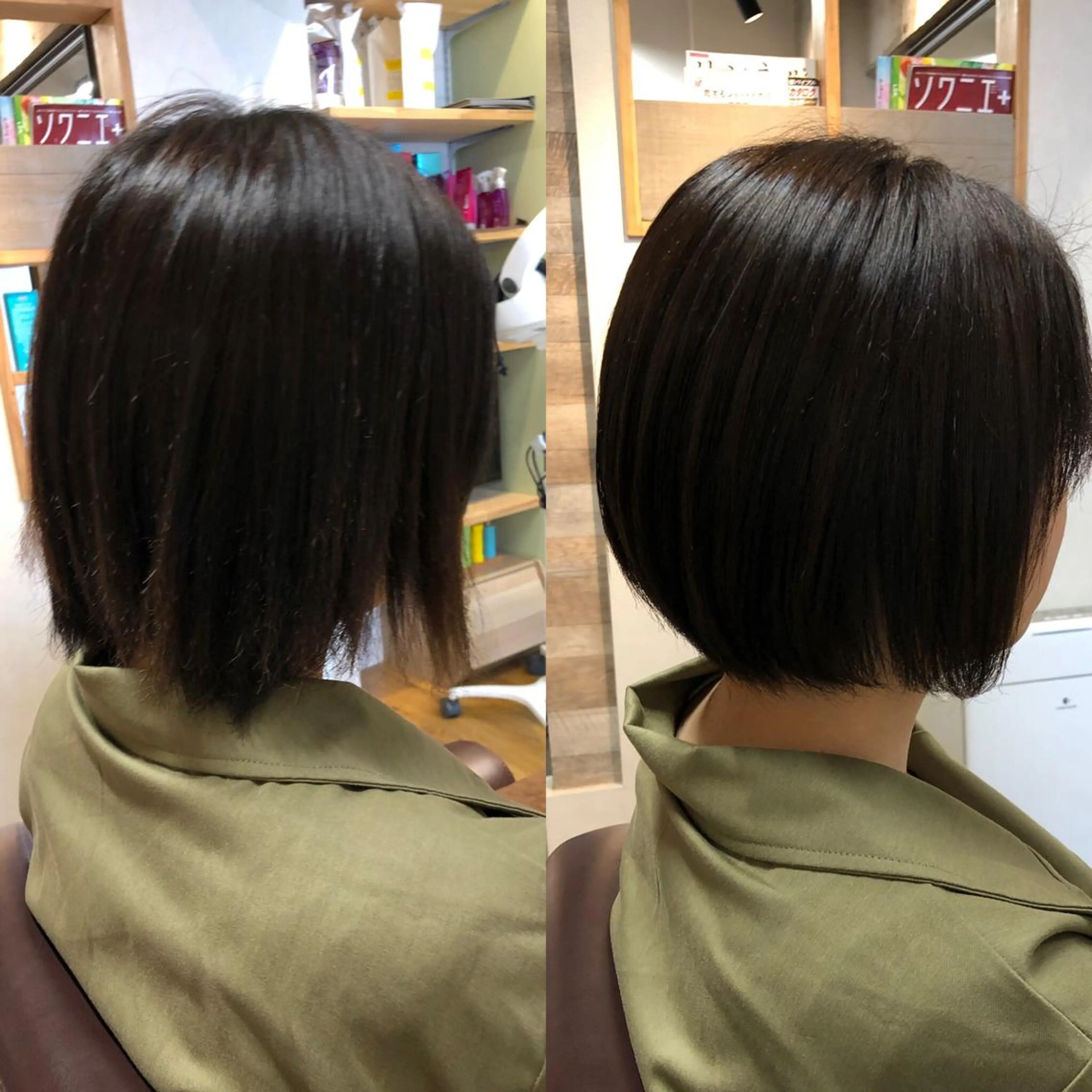 ショート カラー アディクシーカラー イルミナカラー くせ毛 髪質改善 縮毛矯正 tuuli トゥーリのヘアスタイル