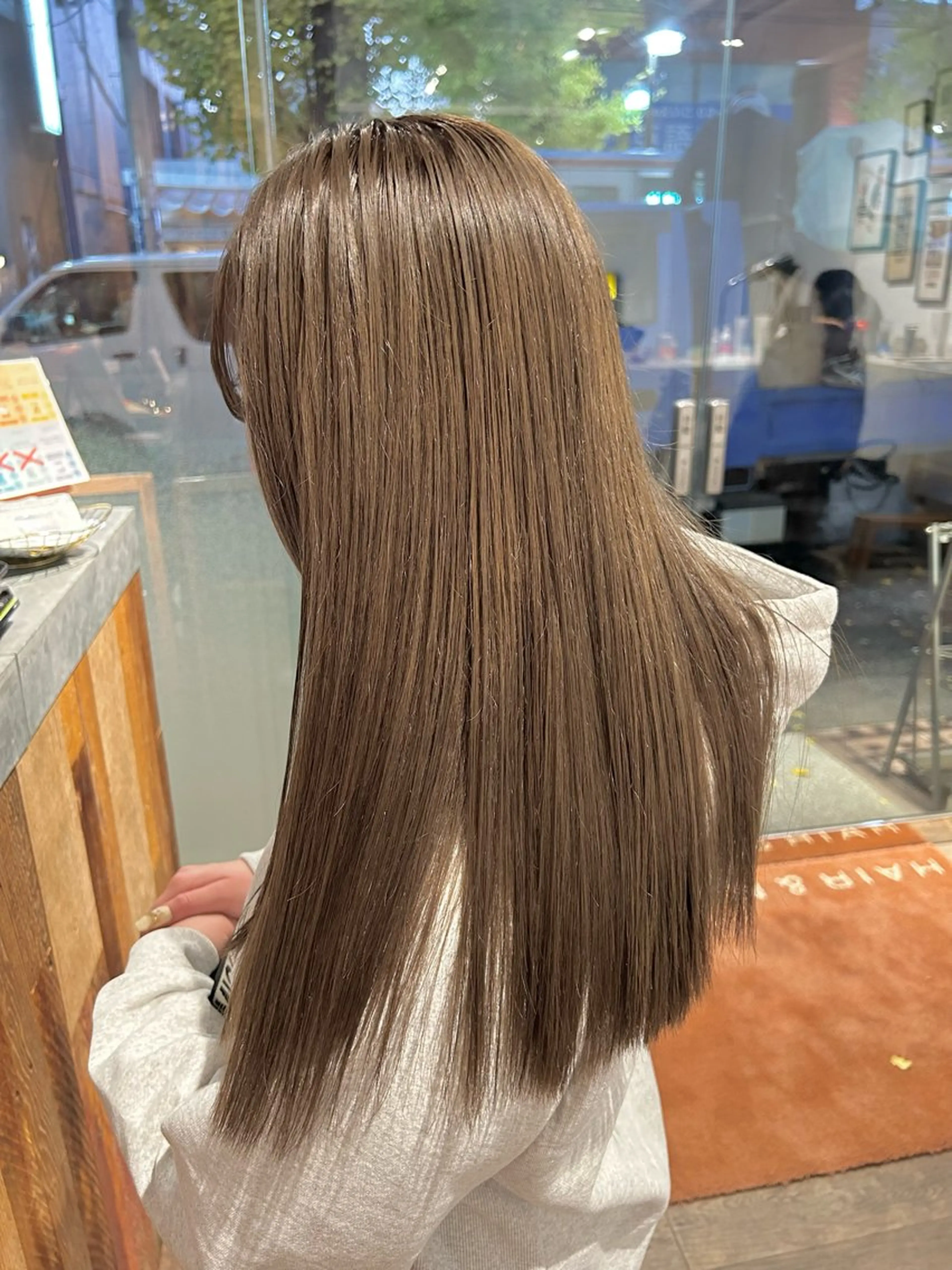 🎀透明感🎀髪質改善＋カラーの写真
