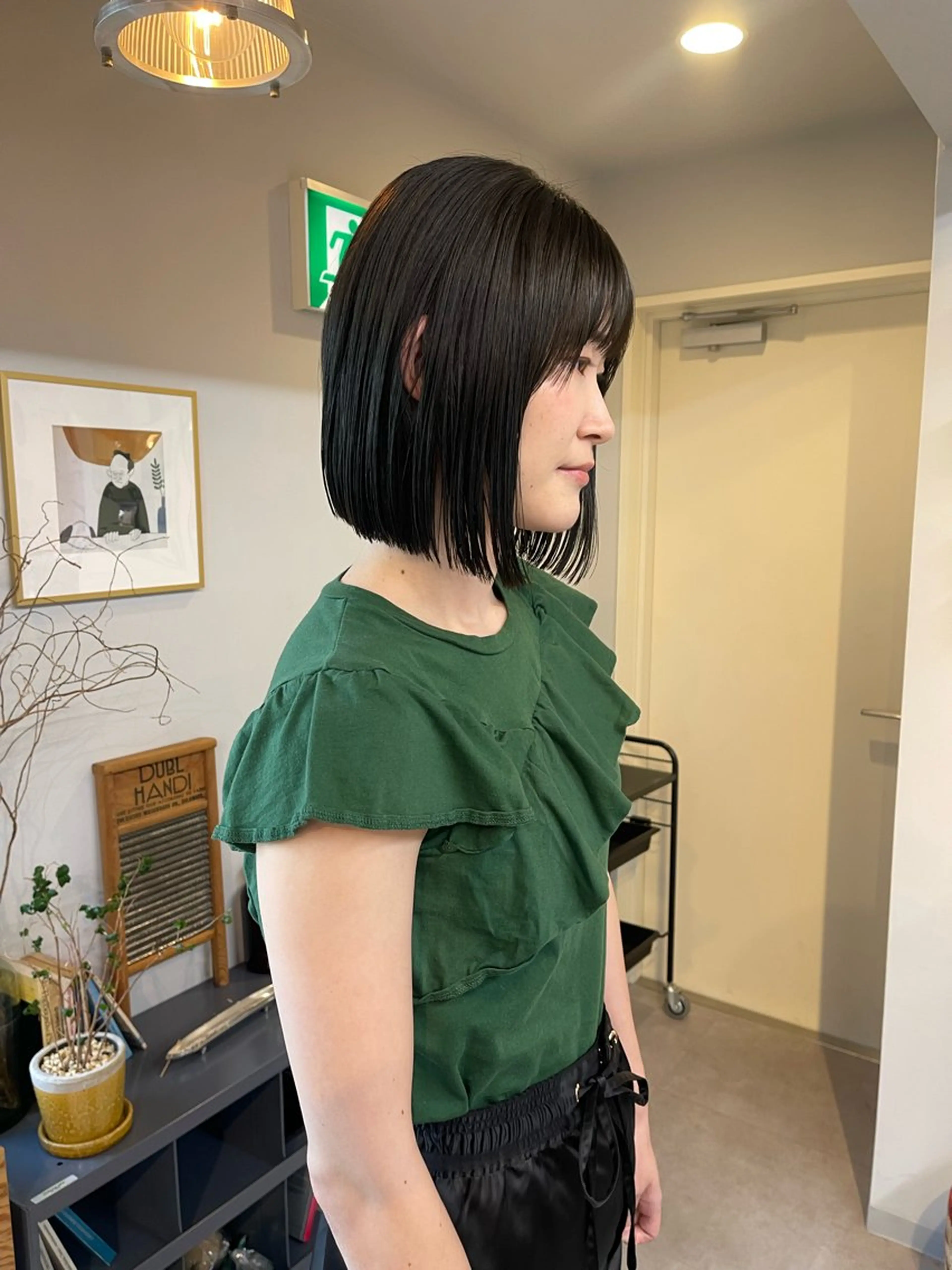 ショート カラー 前下がりボブ ボブ カット ヘアカラー トリートメント 丁寧なカウンセリング 🌿KENTA🌿のヘアスタイル