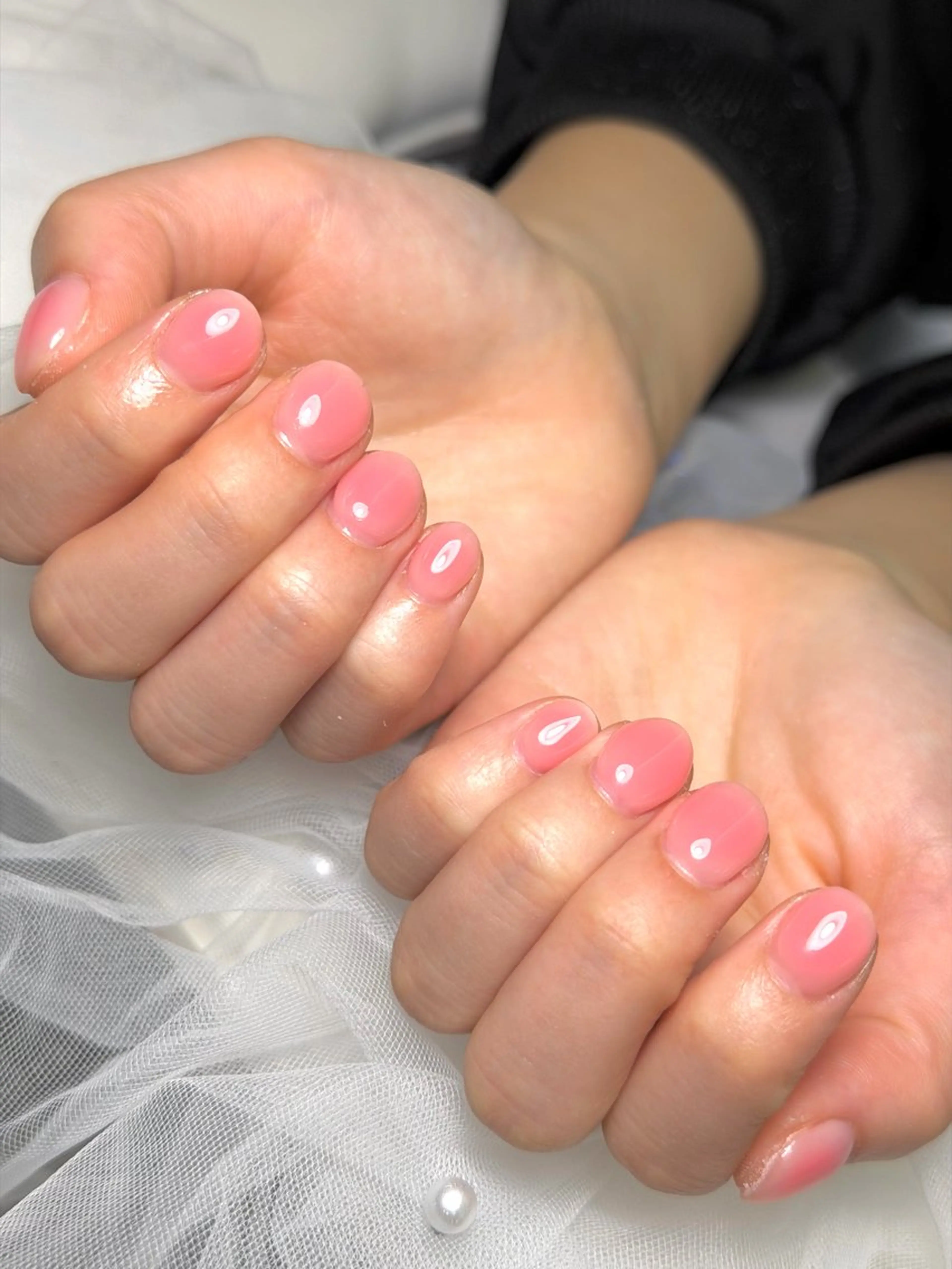 ネイル ハンドネイル 池袋Uni nail 上品シンプルデザインのネイルデザイン
