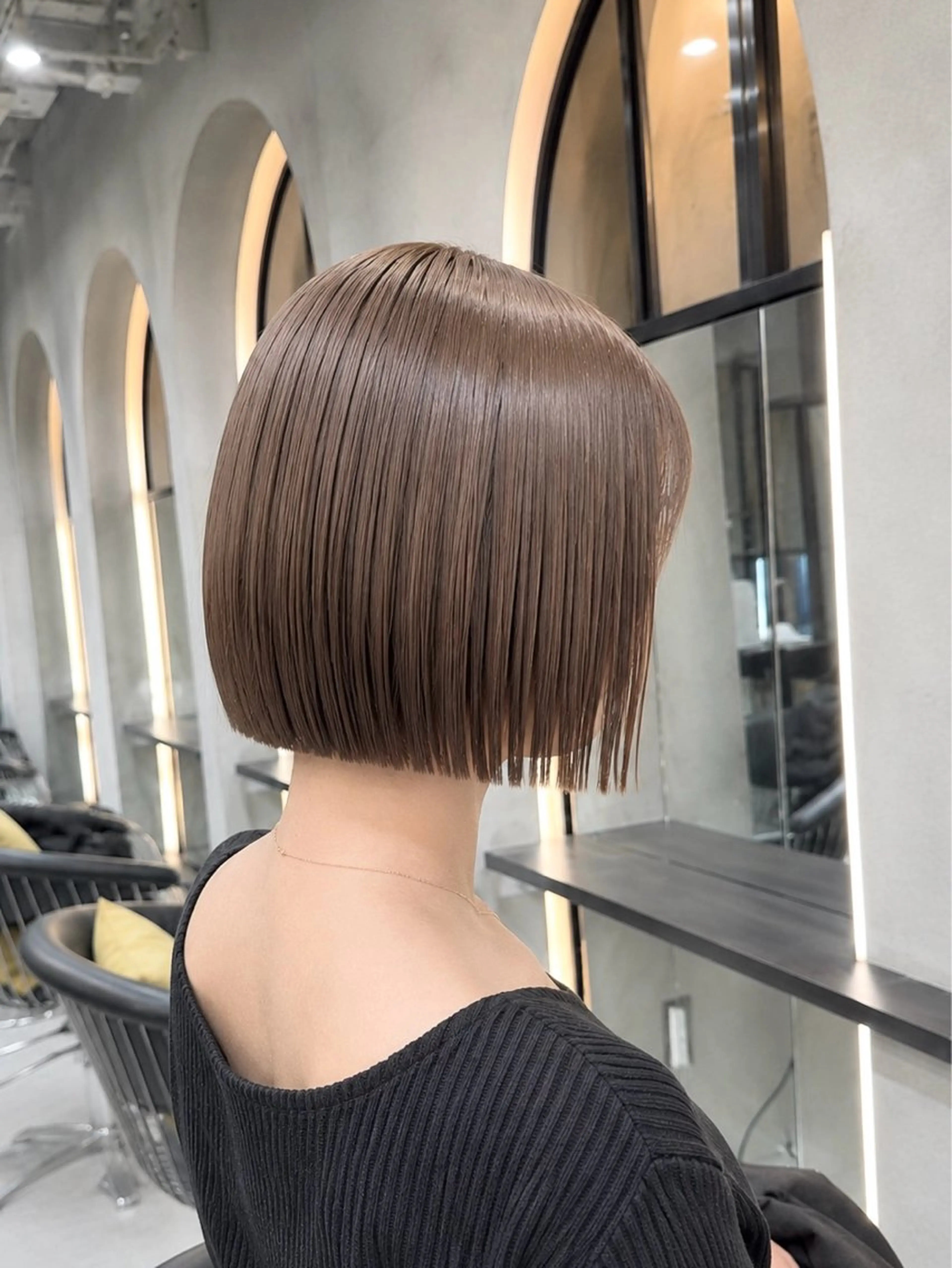 ショート カット ヘアカラー トリートメント ショート/縮毛矯正 虎白のヘアスタイル