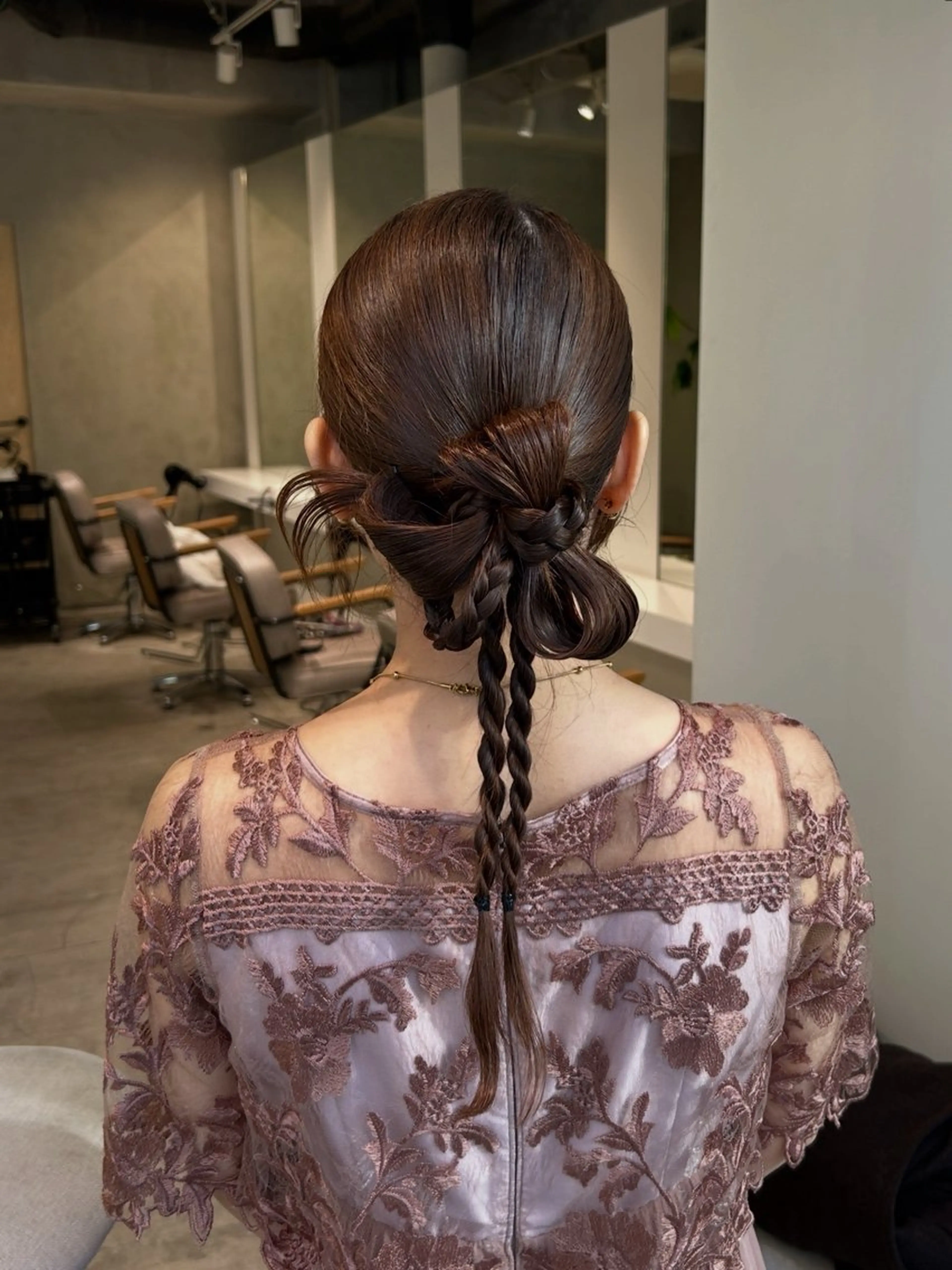 ヘアアレンジ ヘアセット 伊沢 美憂 ⌇﻿渋谷アシスタントのヘアスタイル