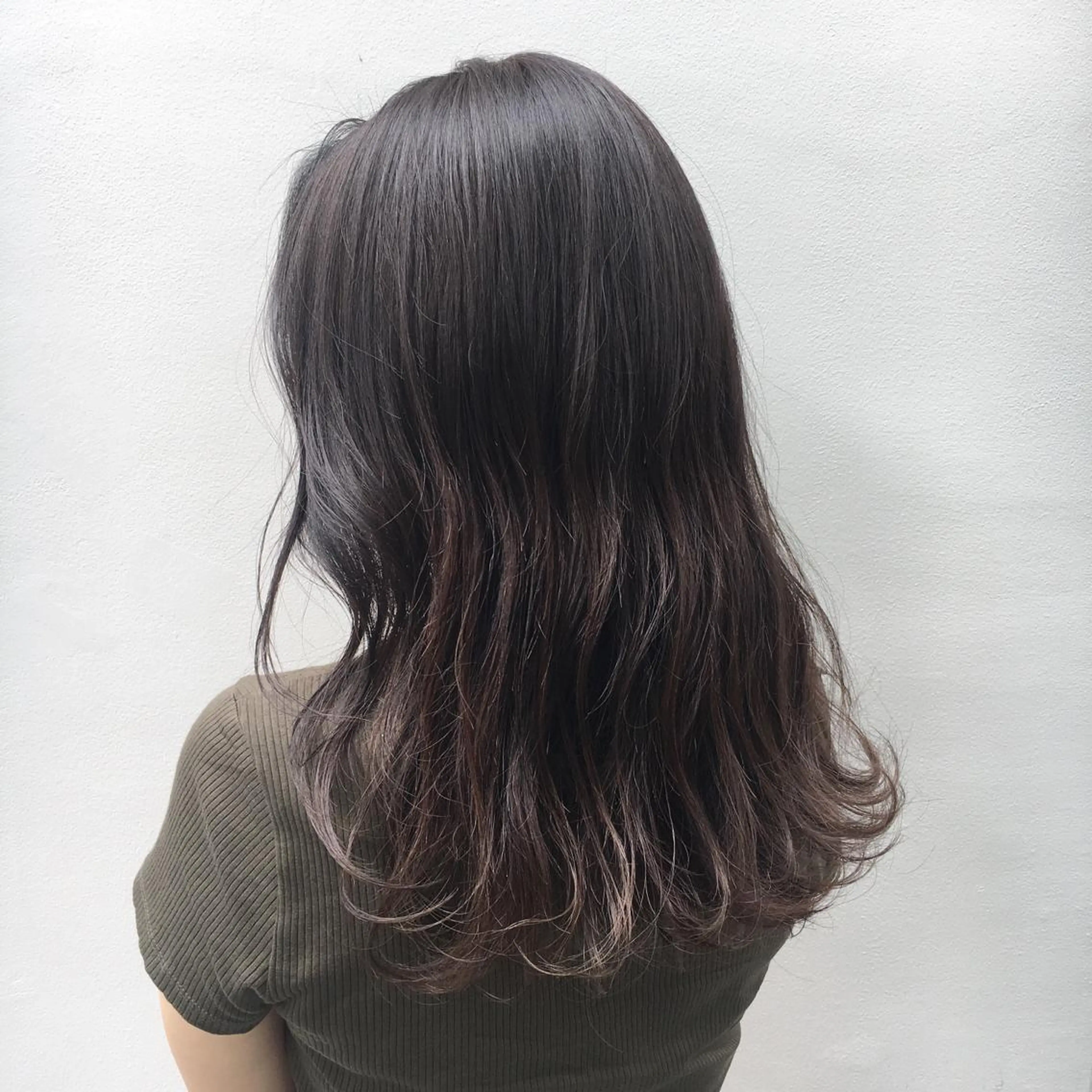 ロング ロング 中川 結のヘアスタイル