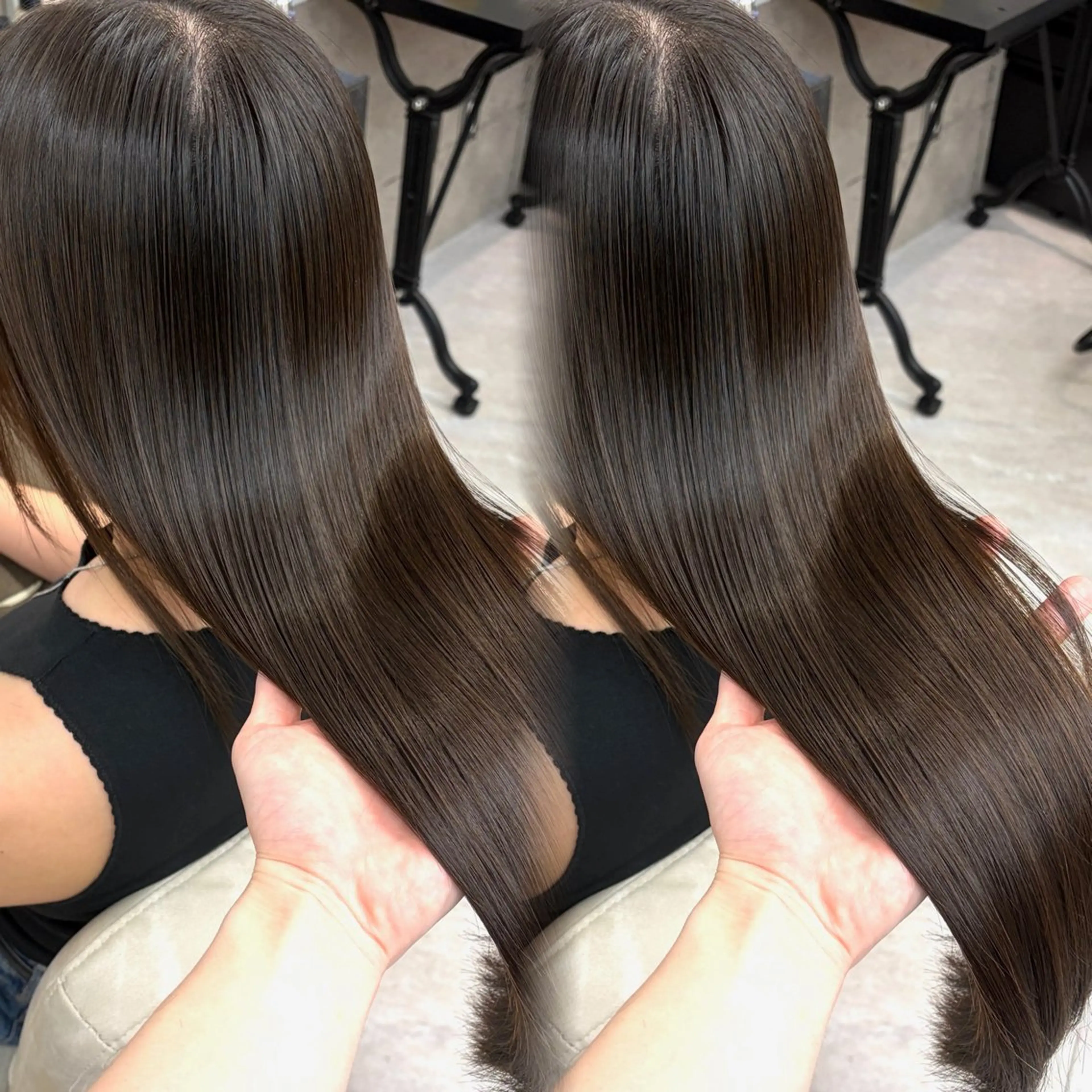 ロング カラー パーマ カット 縮毛矯正 トリートメント 🌸東中野/髪質改善 美髪矯正/櫻井🌸のヘアスタイル