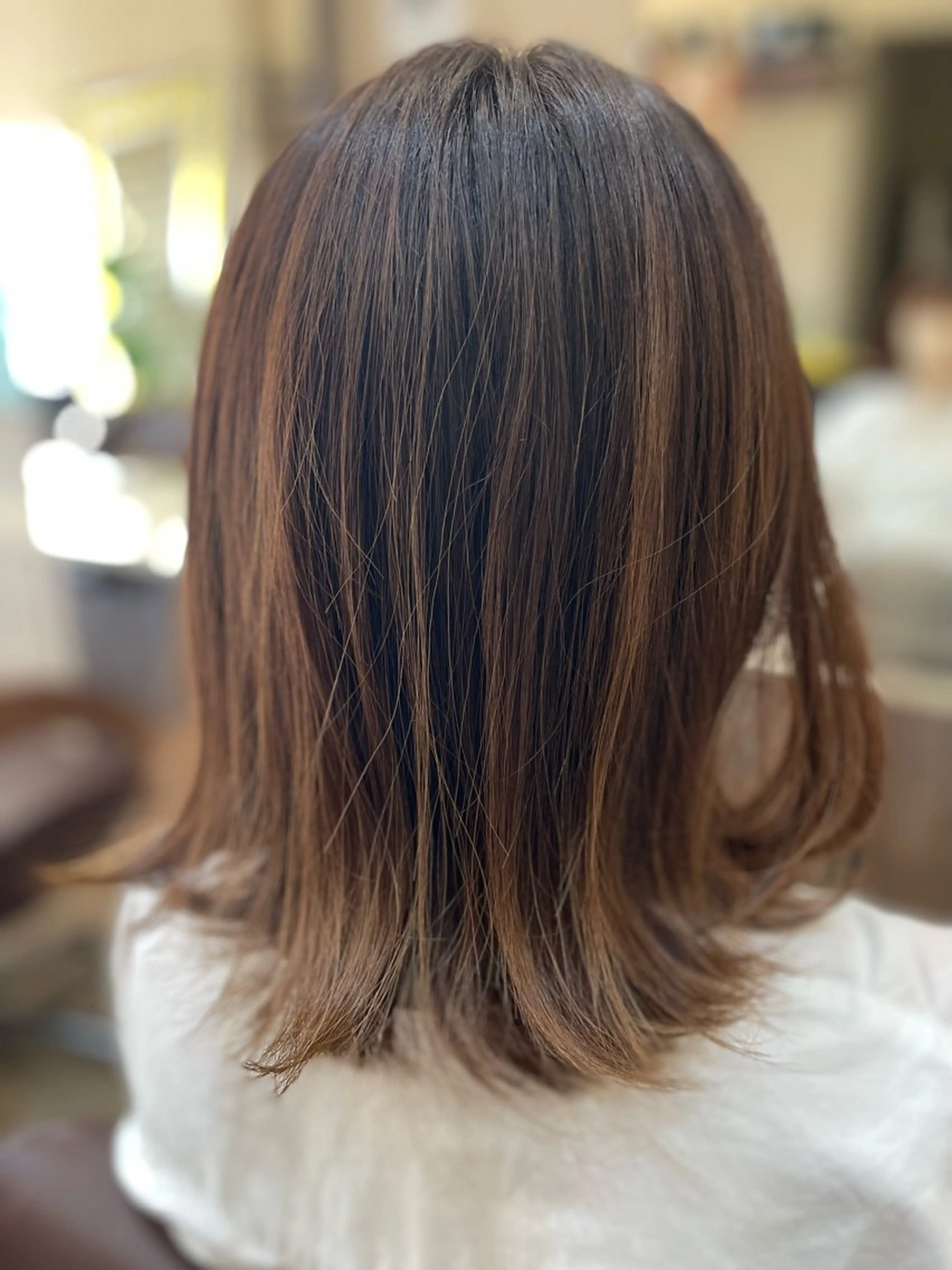 ミディアム カラー カット ヘアカラー トリートメント カラー/フリーランス 鈴木　亜紀子のヘアスタイル