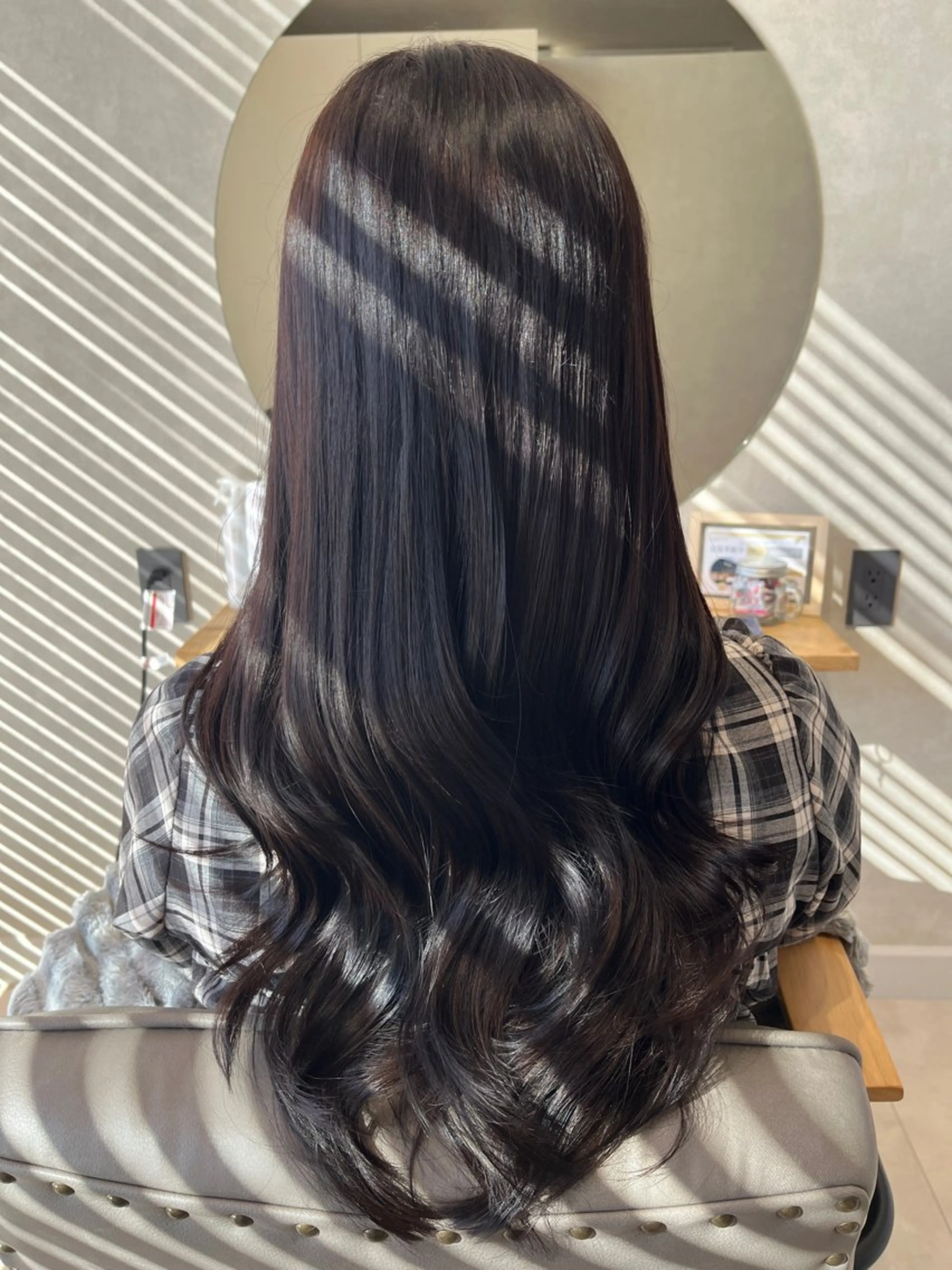 ロング カラー アッシュ アッシュグレー ラベンダーカラー ラベンダーアッシュ カット ヘアカラー ✨NEW OPEN／ 透明感カラー／はるかのヘアスタイル