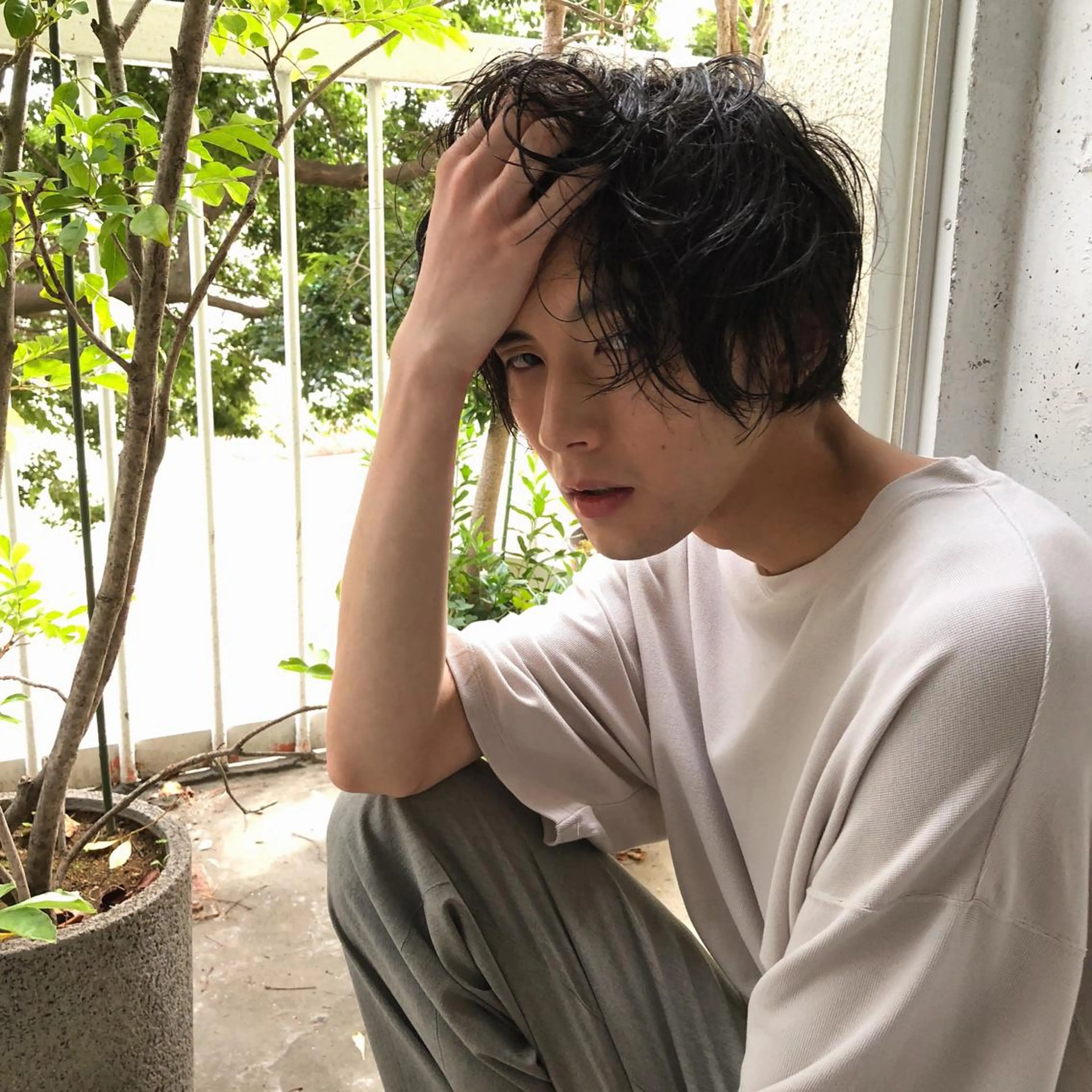 ショート メンズ メンズパーマ stylist 杉浦駿生のヘアスタイル