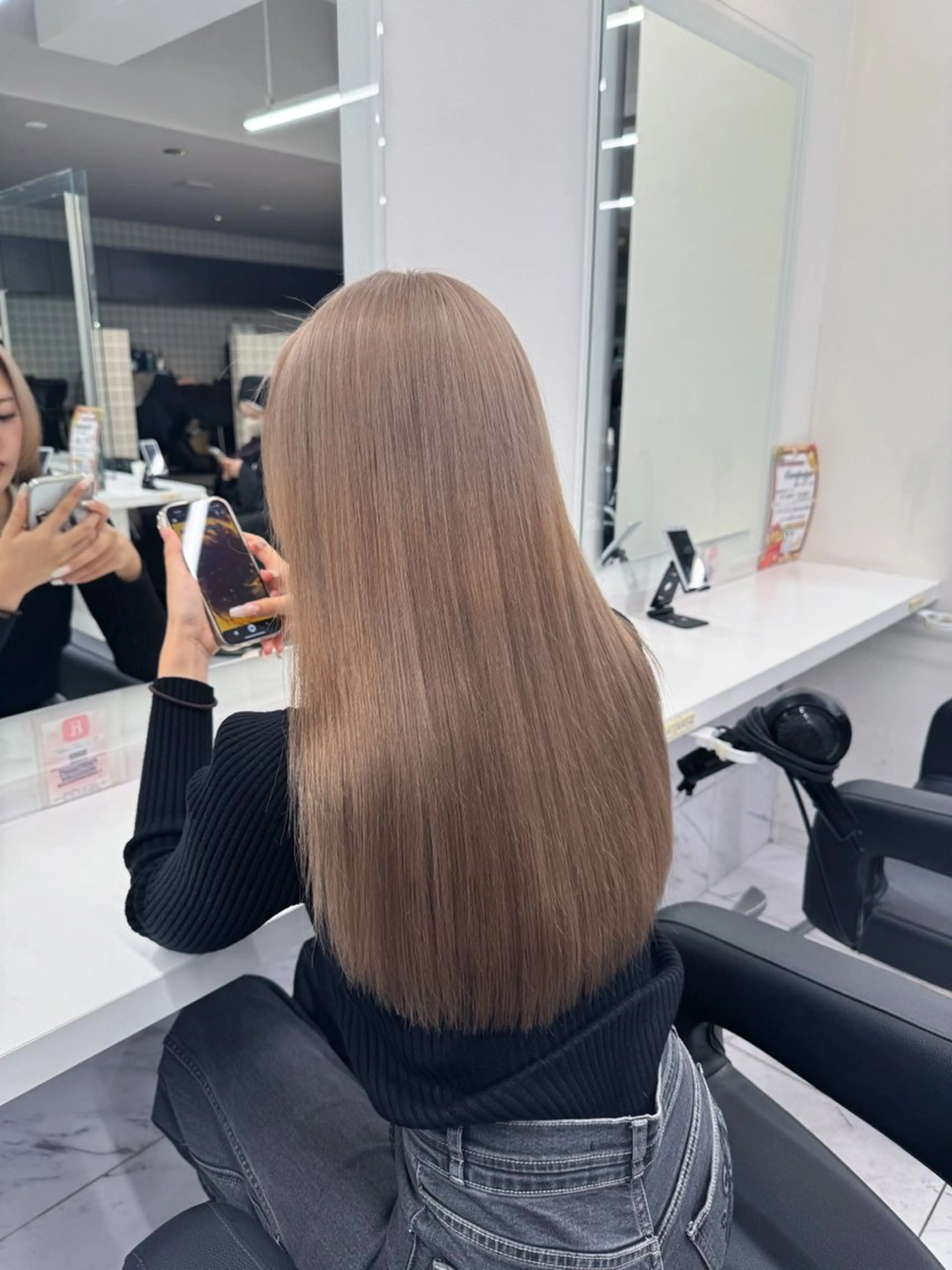 ロング カラー ヘアアレンジ Over hair_ misakiのヘアスタイル