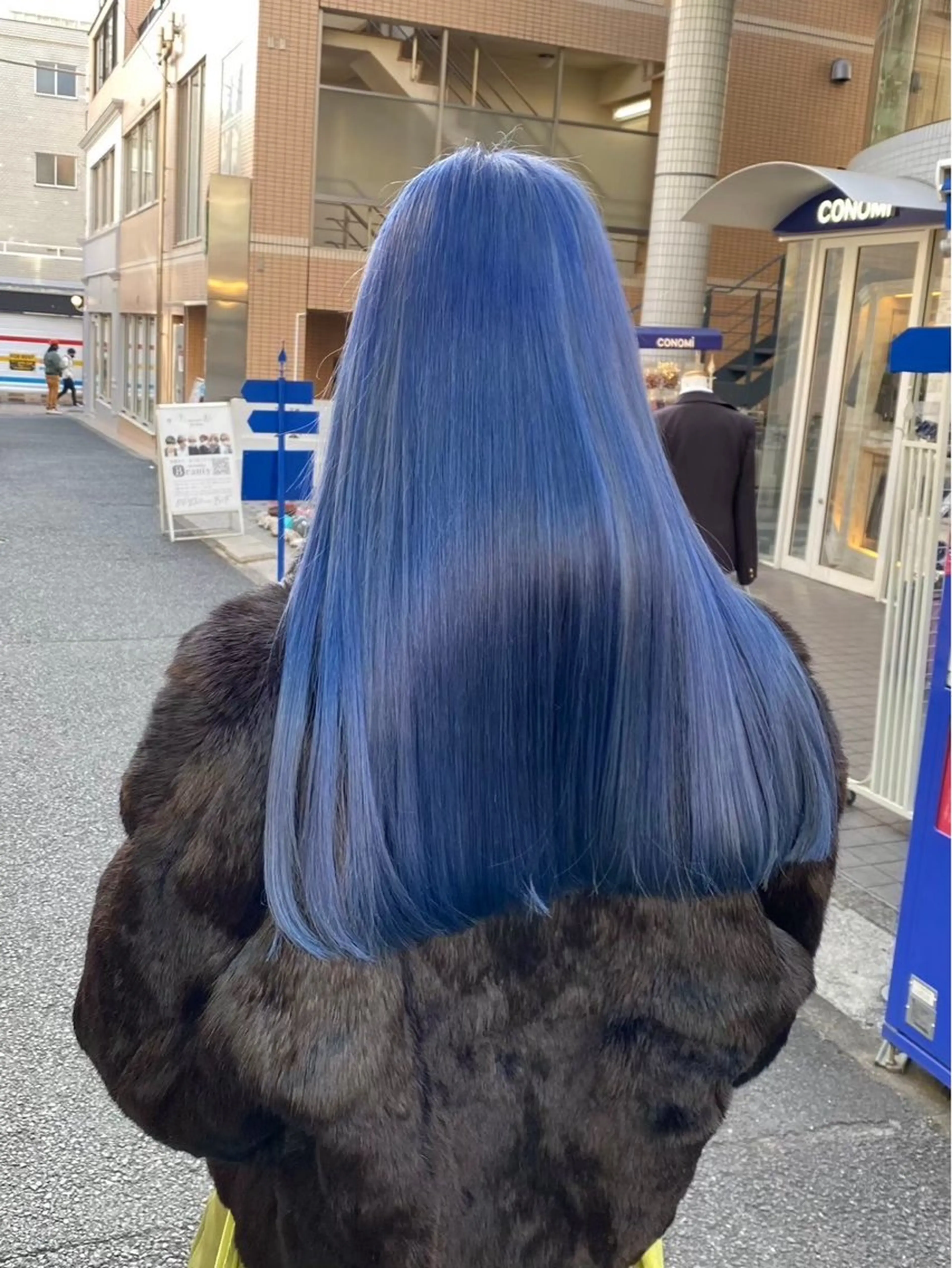 セミロング カラー ヘアアレンジ ヘアカラー トリートメント ヘアセット 🩶【推しハイトーン 】yuzu🩶のヘアスタイル