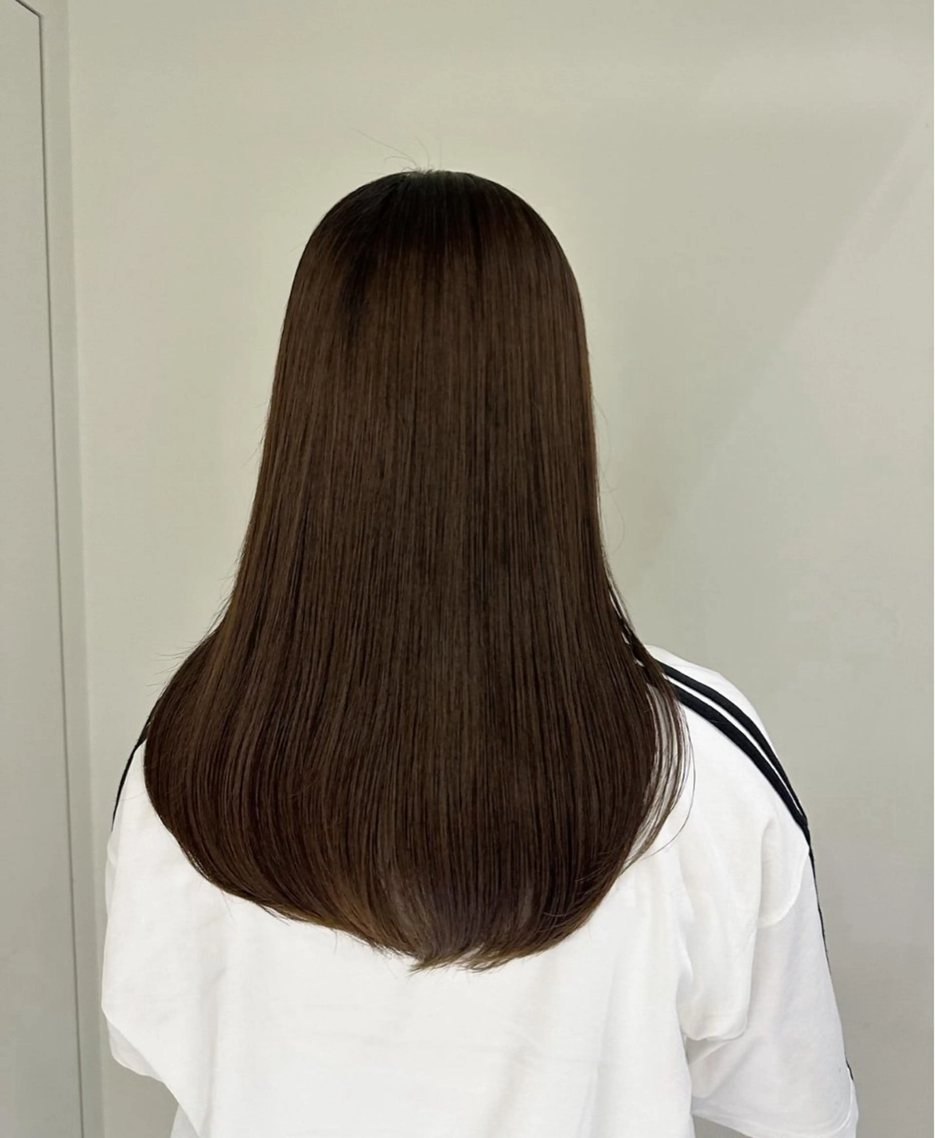 ロング カラー ヘアカラー ぱつっとボブ/透明感 カラー/Ayakaのヘアスタイル