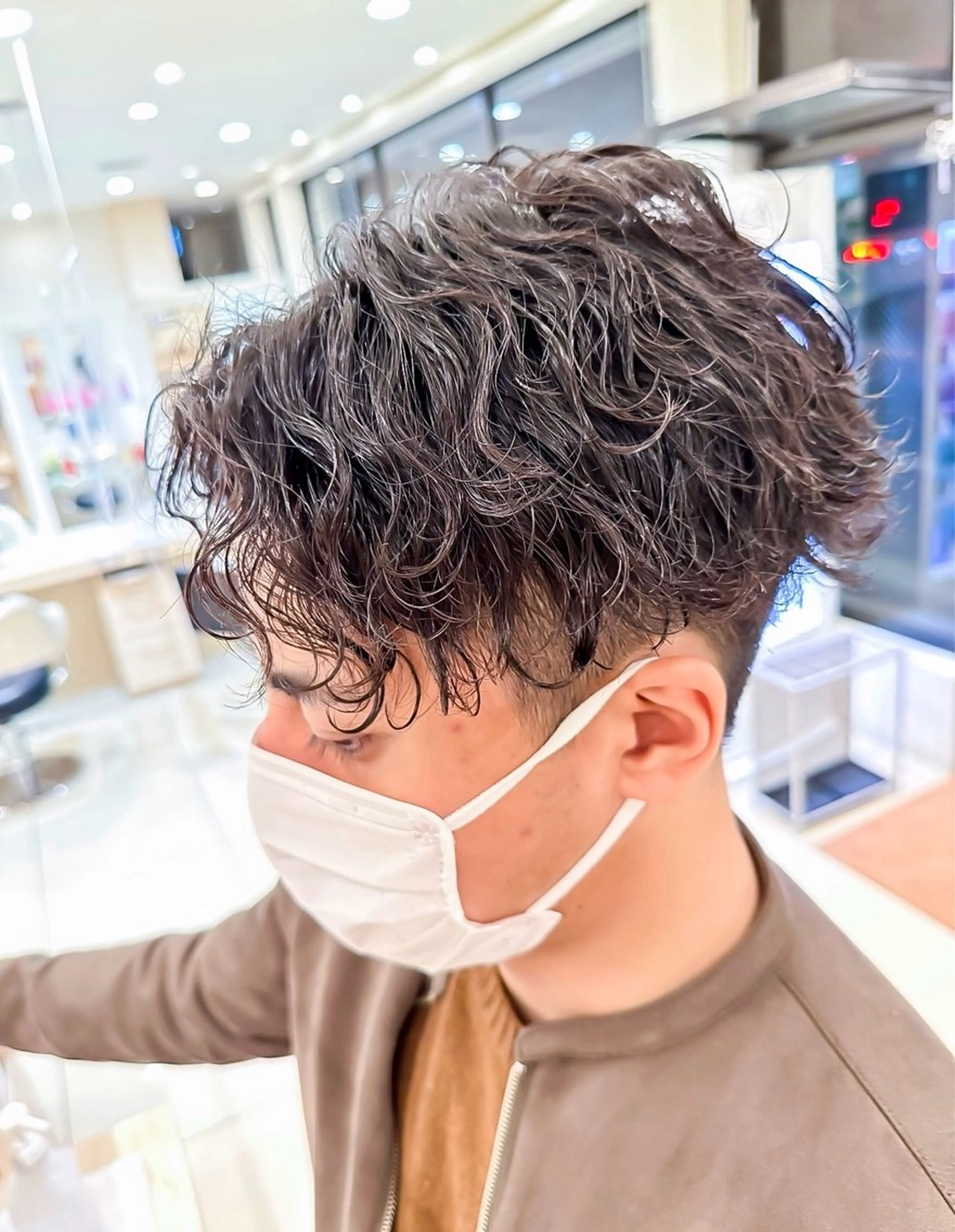 パーマ メンズ メンズパーマ 波巻きパーマ パーマ モデル様募集中🍏✨ Ash_Manamiのヘアスタイル