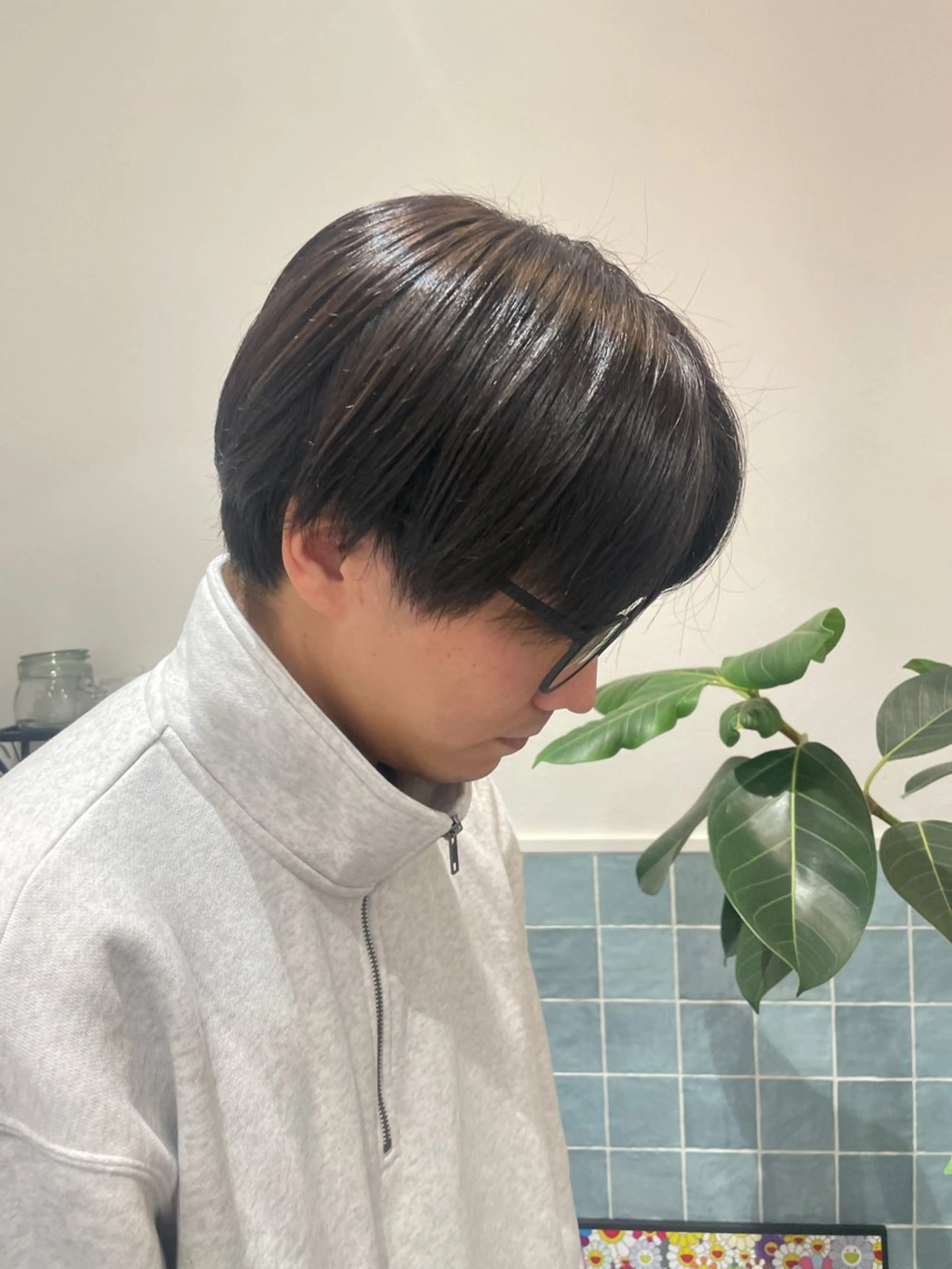 カラー メンズ カット 🕊髪質改善 ストレート🕊まいのヘアスタイル