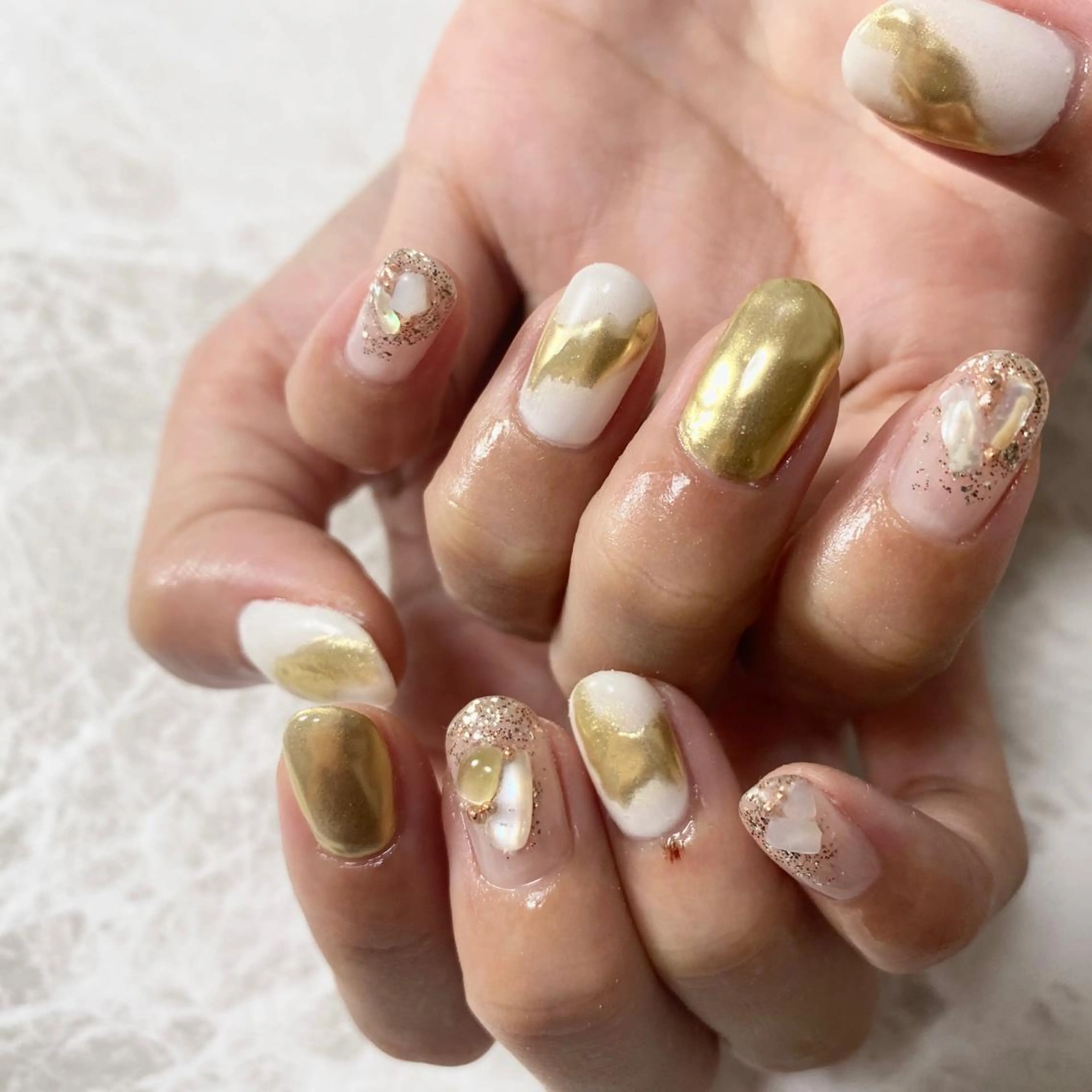 ネイル Ray. /綺麗目ニュアンスのネイルデザイン
