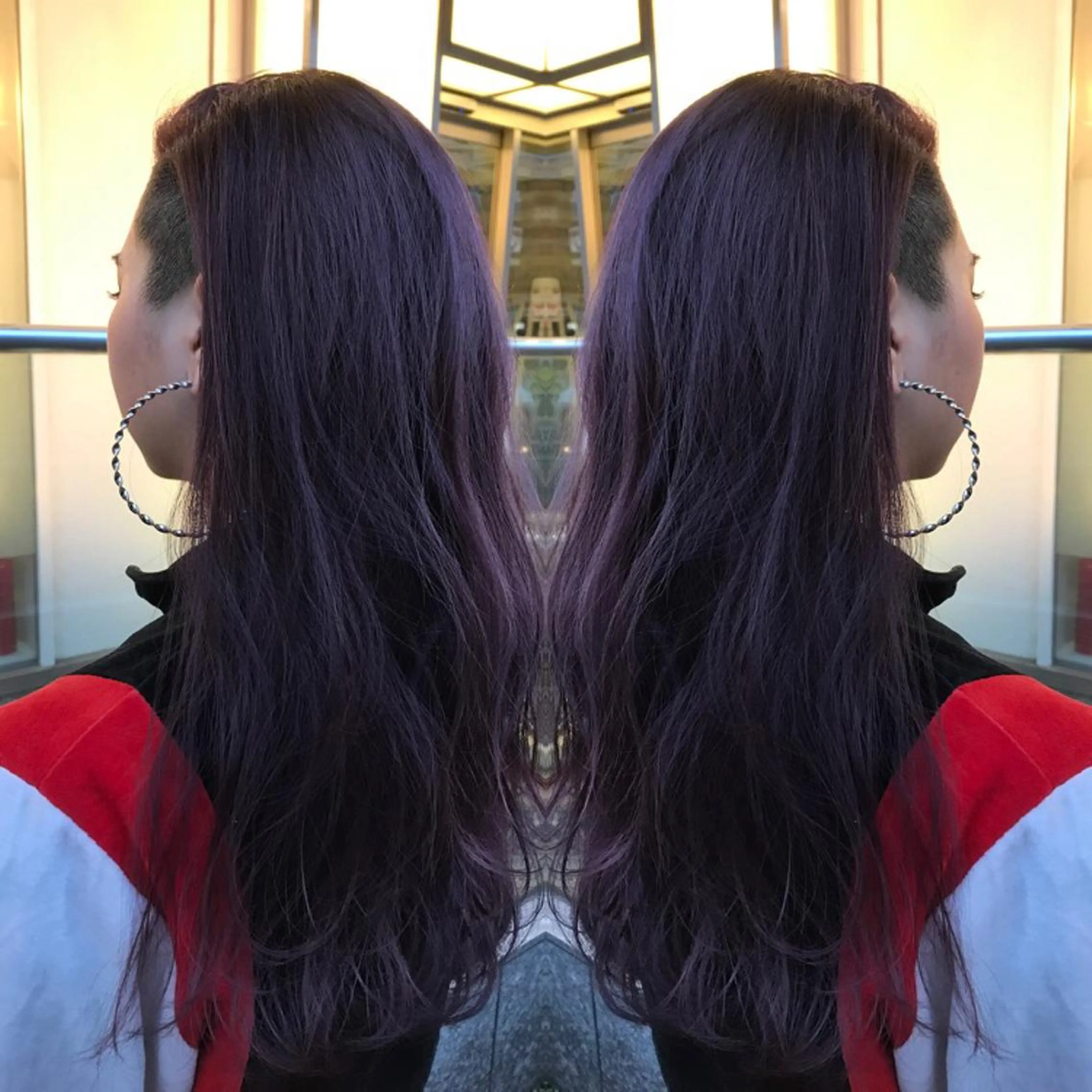 ロング カラー イルミナカラー 青木 茂樹⭐️ 透明感カラーのヘアスタイル