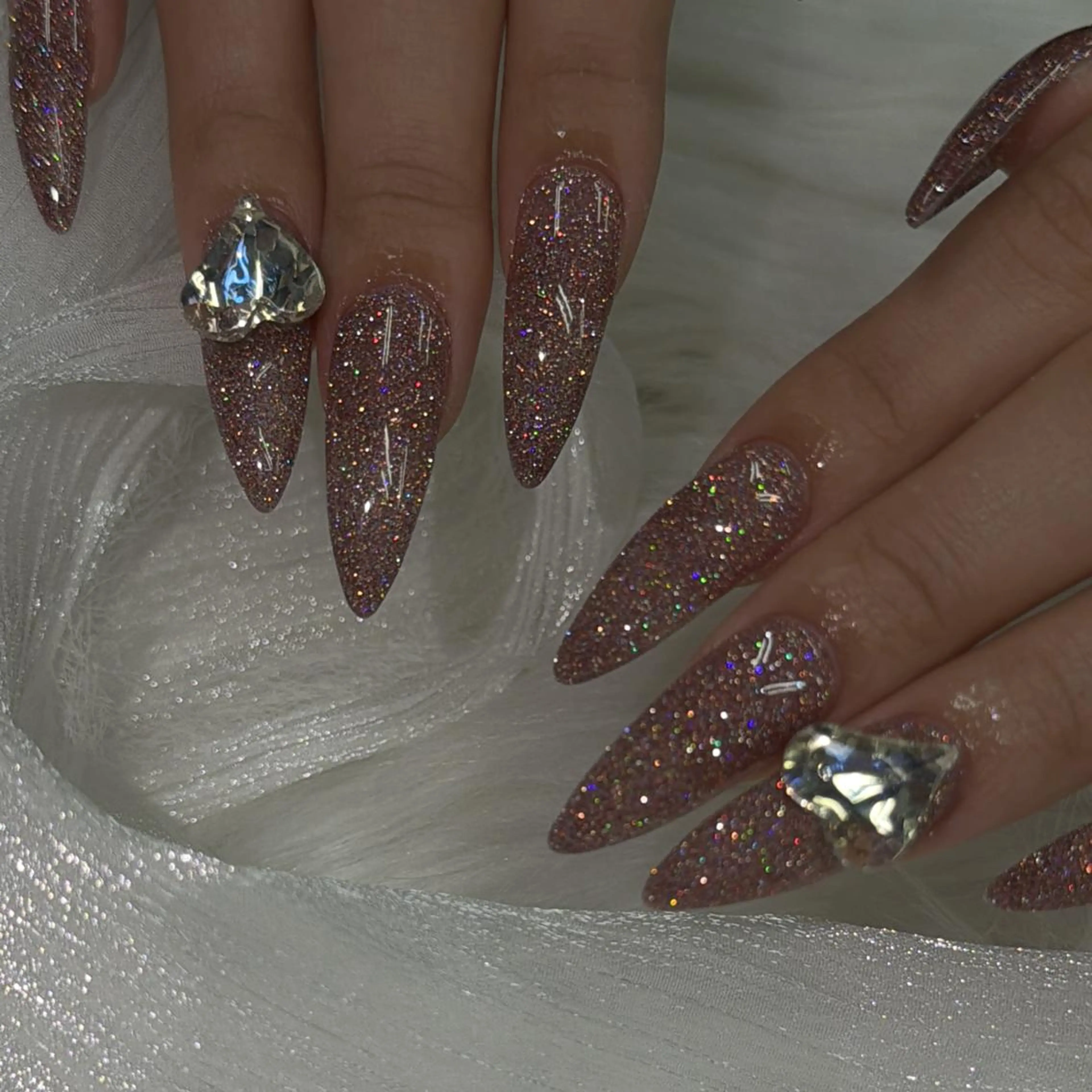 ネイル フラッシュネイル ハンドネイル tener Luna🧚のネイルデザイン