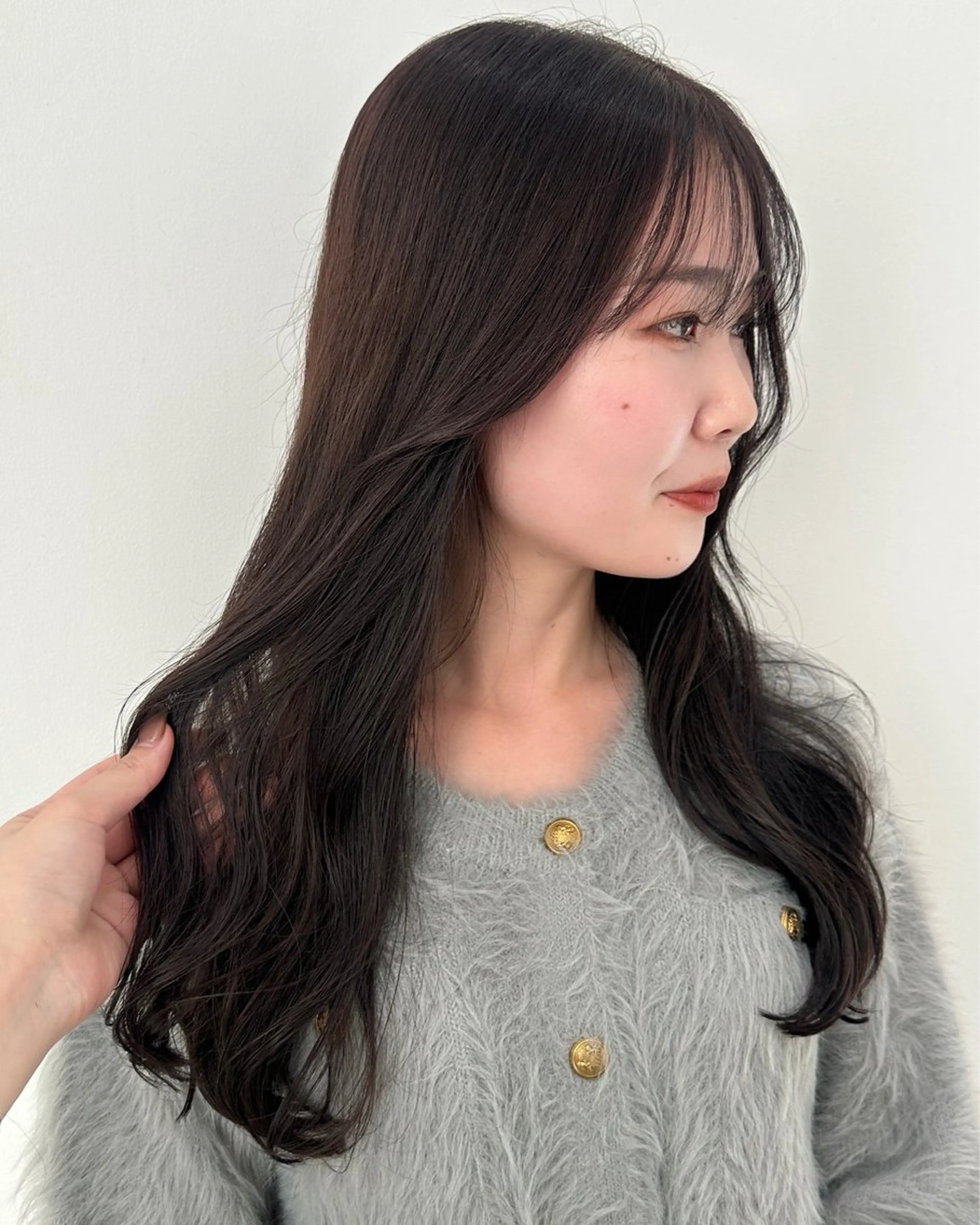 ロング カラー カット ヘアカラー トリートメント recipe 黒木 彩那のヘアスタイル