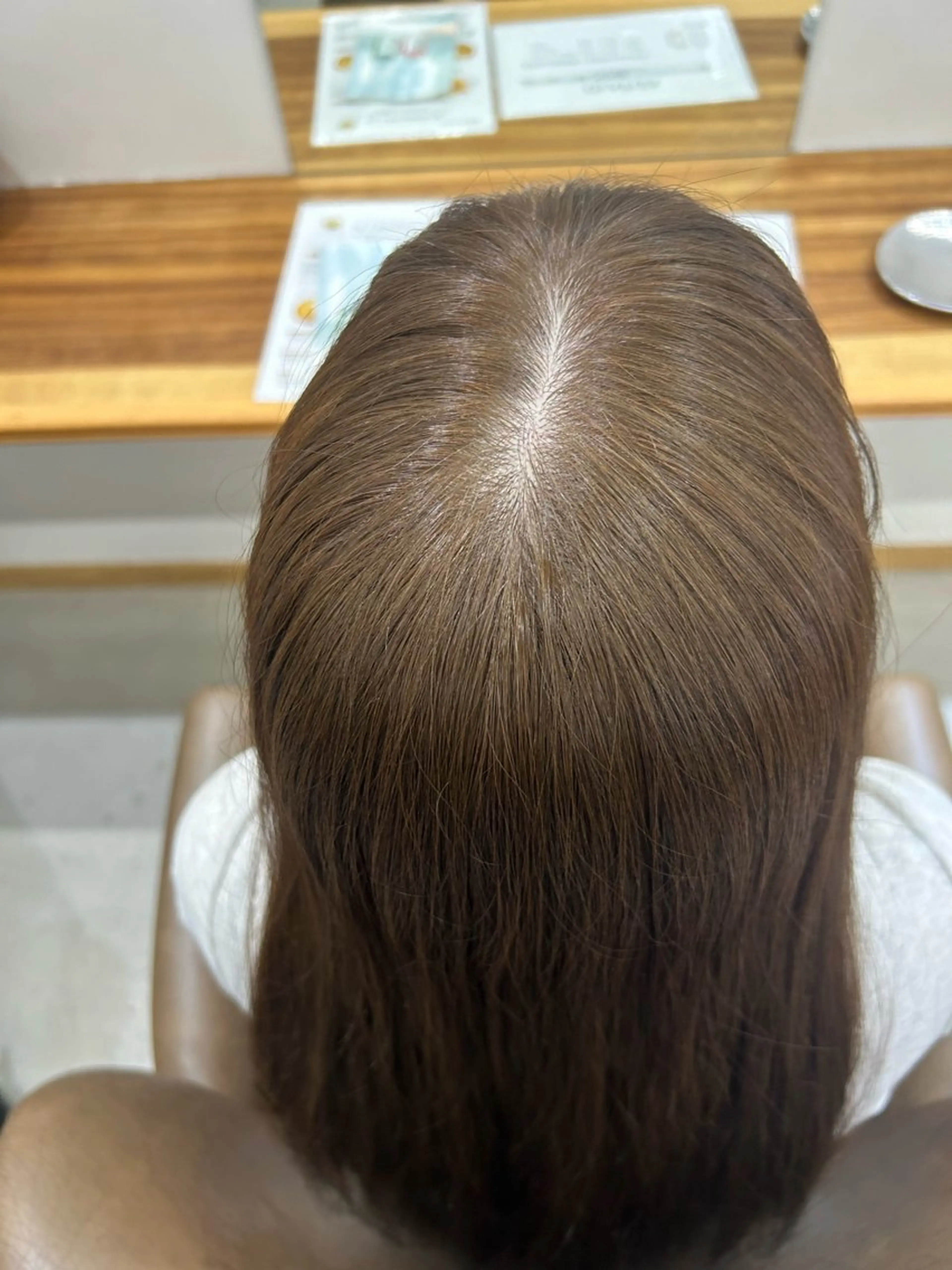 ロング なつめ🐶ショート ベージュカラーのヘアスタイル