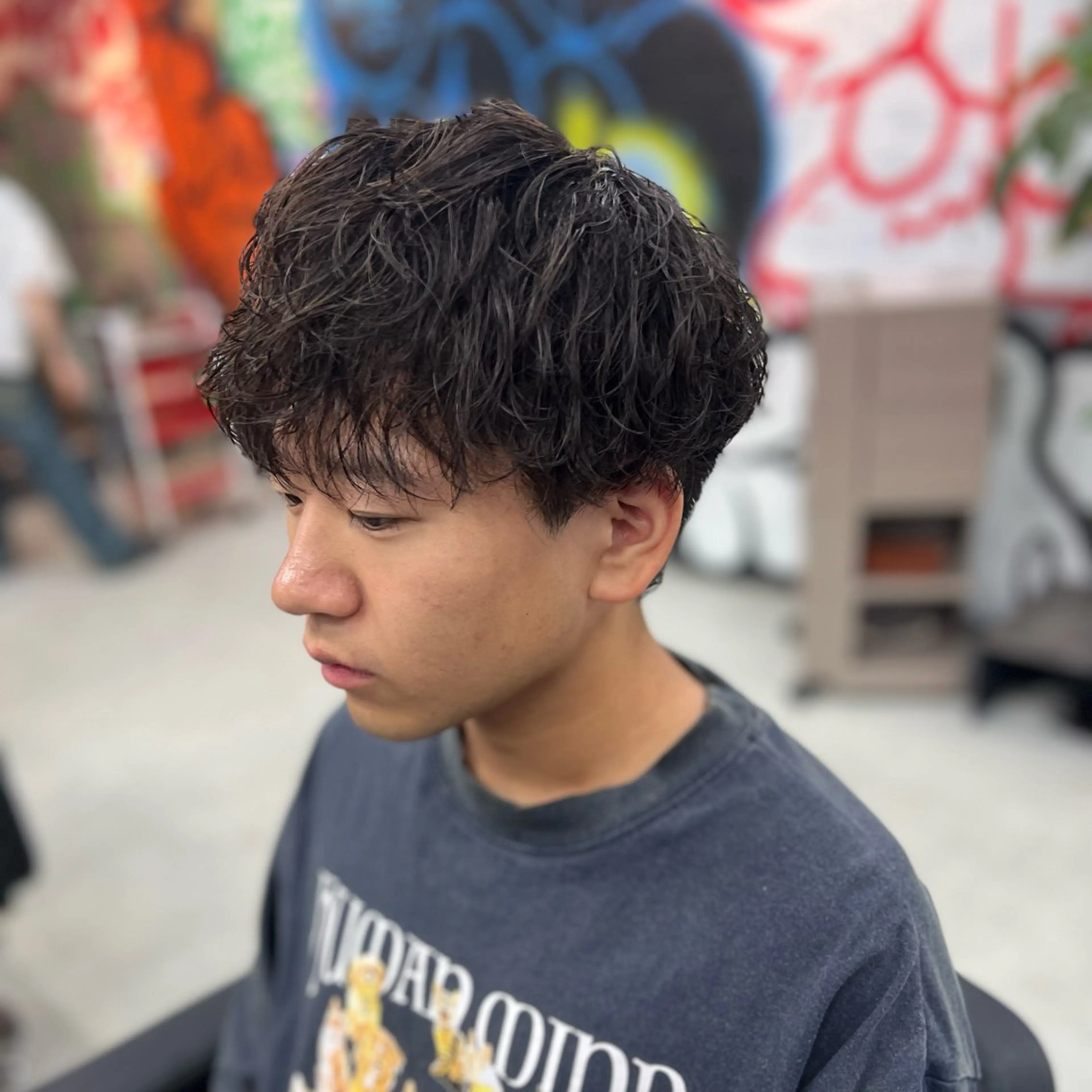 ショート パーマ メンズ 錦糸町/Men's cutパーマ石川史弥のヘアスタイル