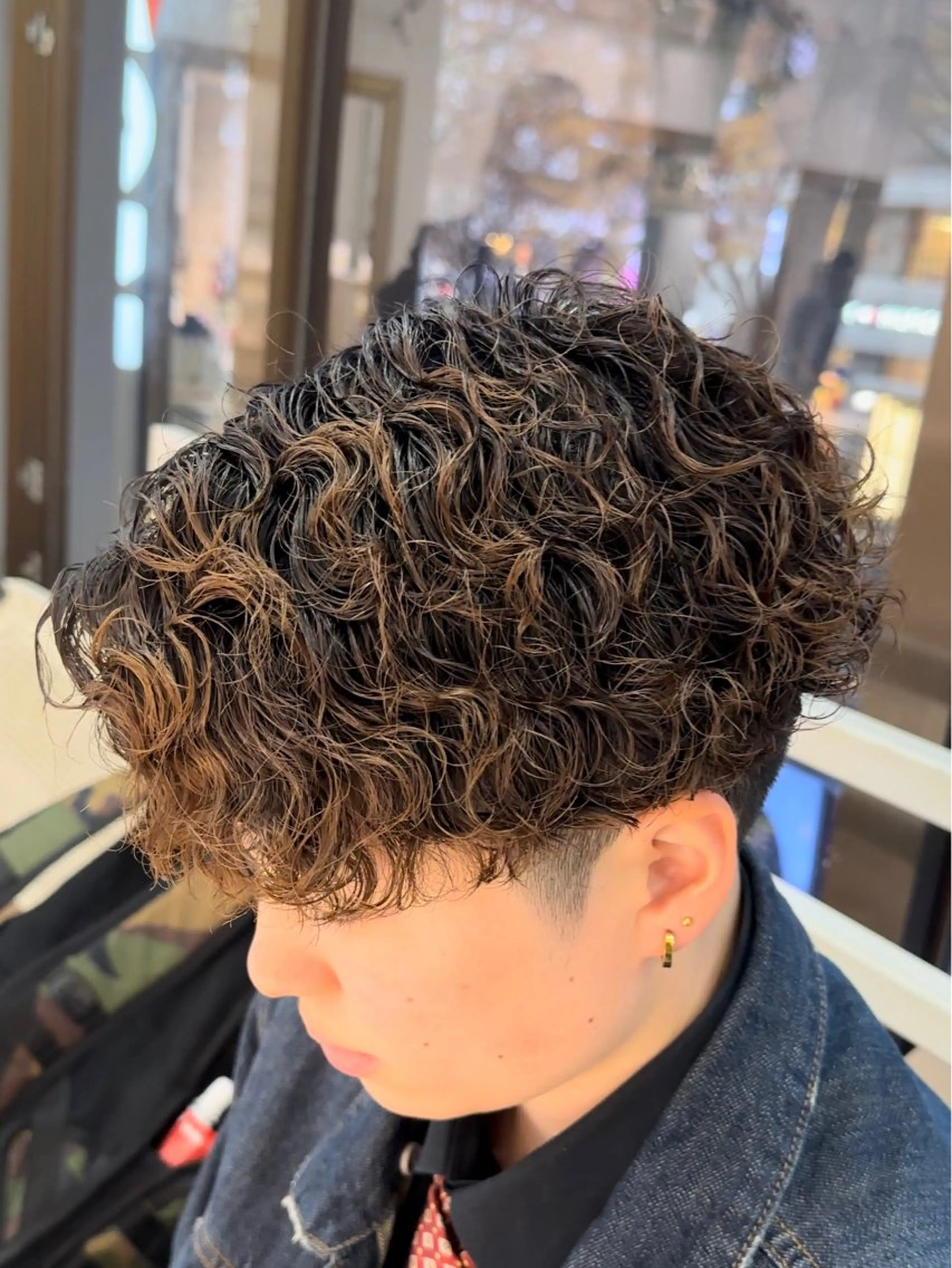 メンズ SALOWIN渋谷caldo店B1所属・岐津公太 メンズ縮毛矯正のプロのヘアスタイル