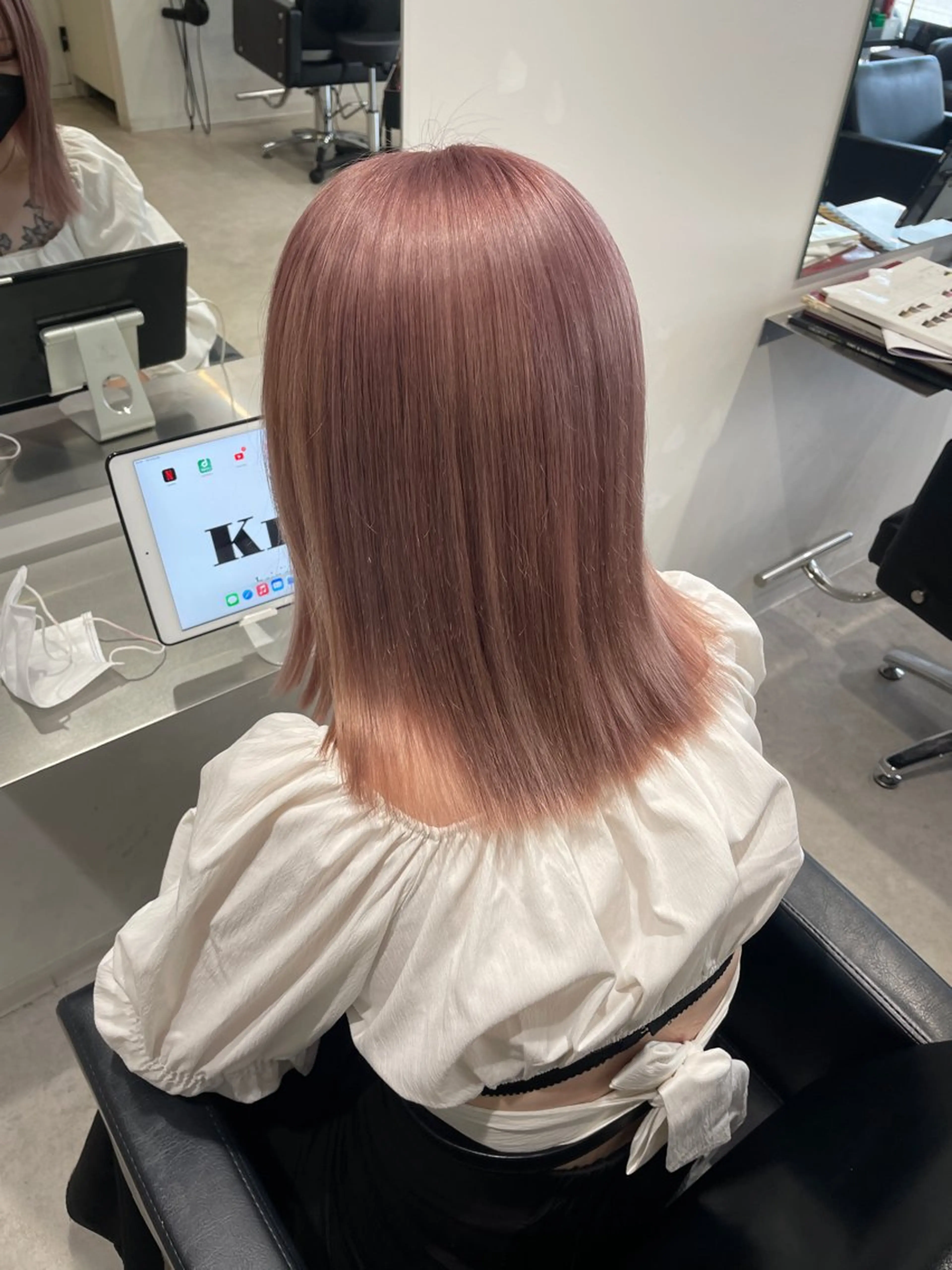 セミロング カット MIHO☾·̩͙⋆ Kroのヘアスタイル