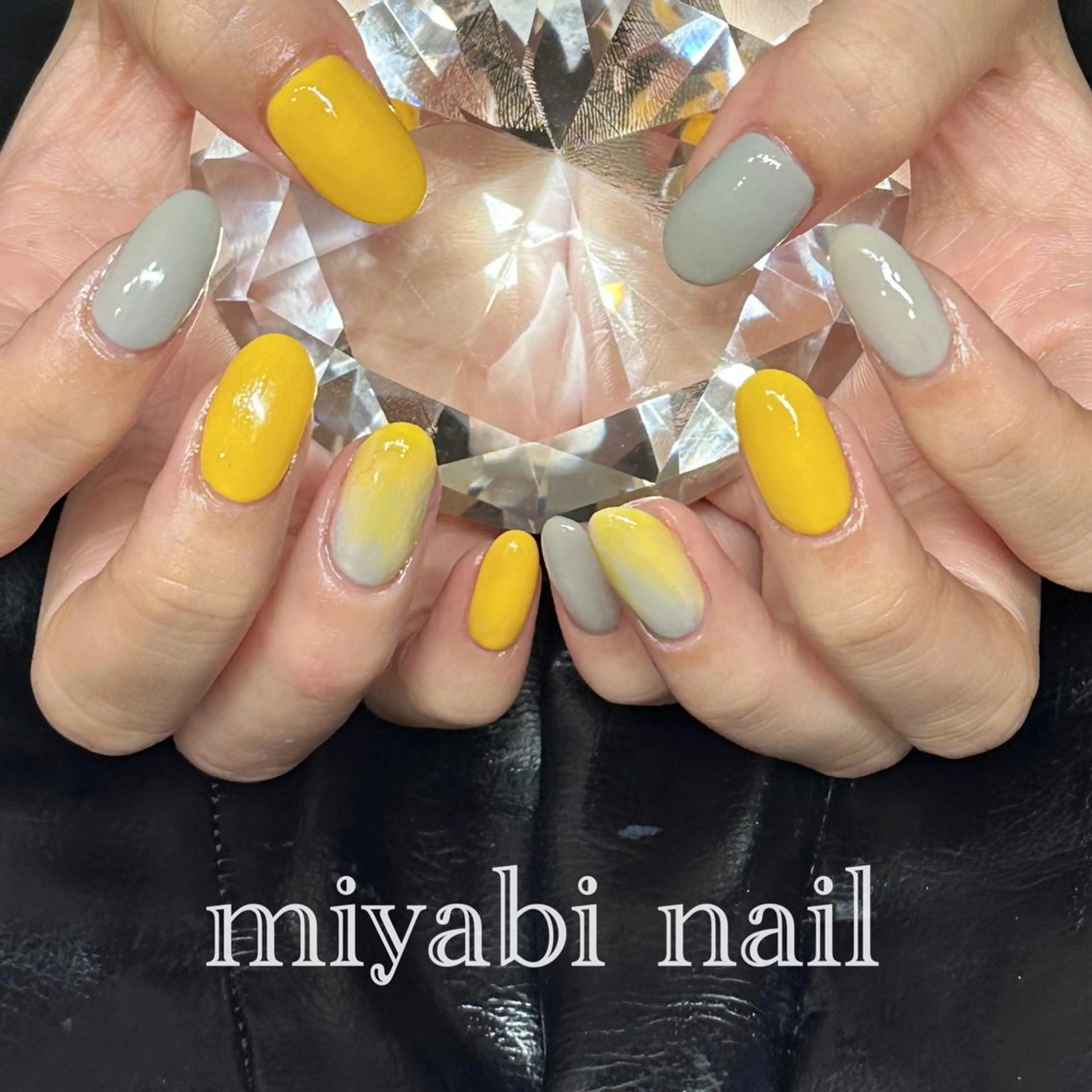 ネイル フラワーネイル ジェルネイル 持ち込み ニュアンスネイル 春ネイル ハンドネイル miyabi nail 桂川駅近くのネイルデザイン