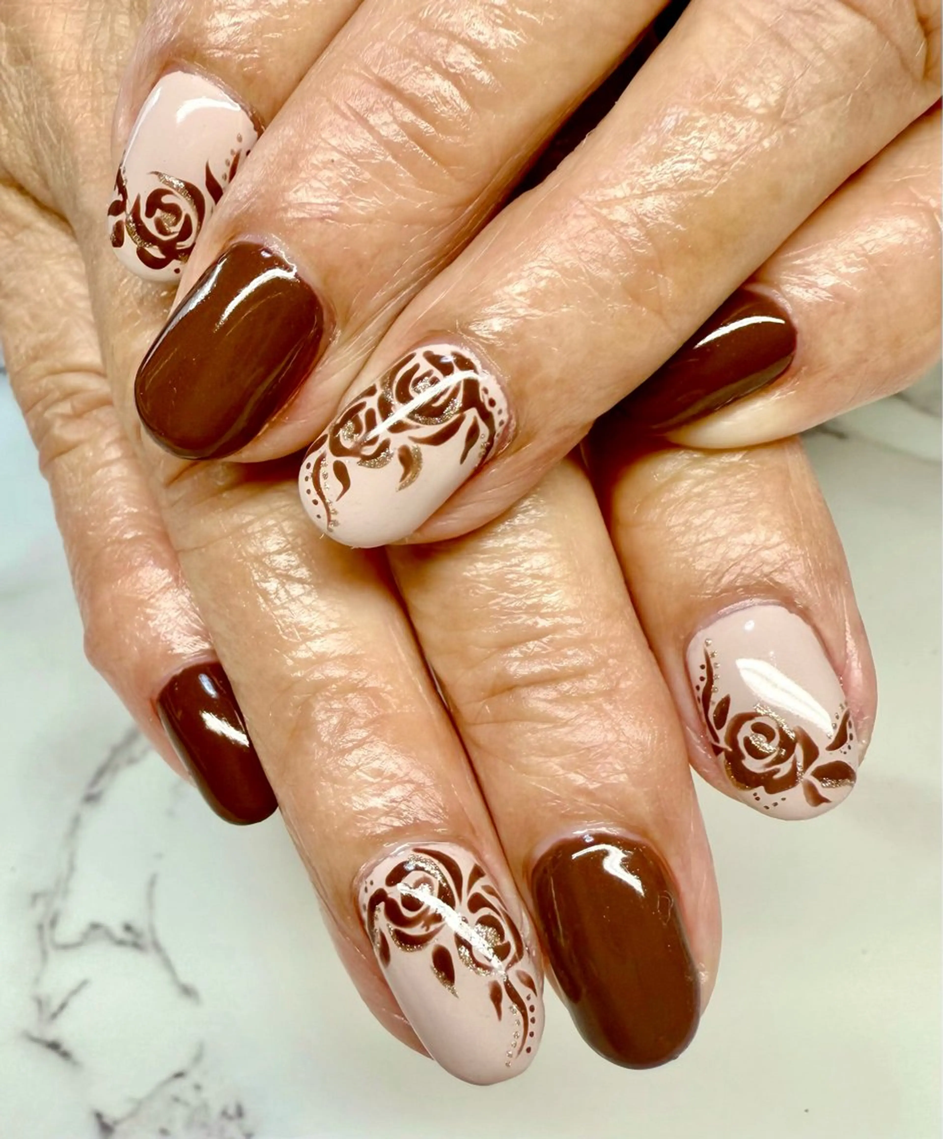 ネイル アートネイル チークネイル フレンチネイル キラキラネイル マグネットネイル Mai’s nailのネイルデザイン
