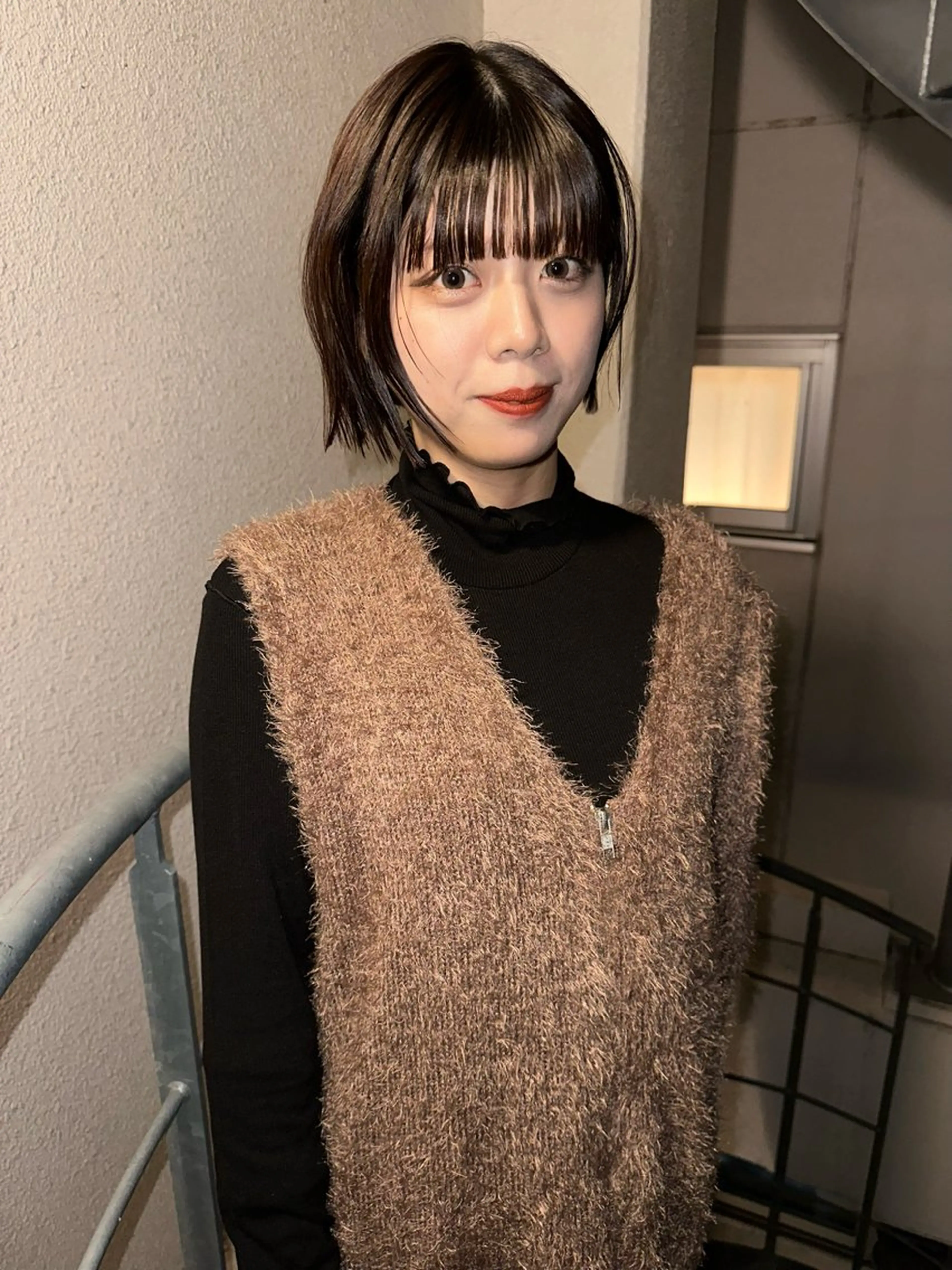 ショート 外ハネヘア 中野 莉子のヘアスタイル