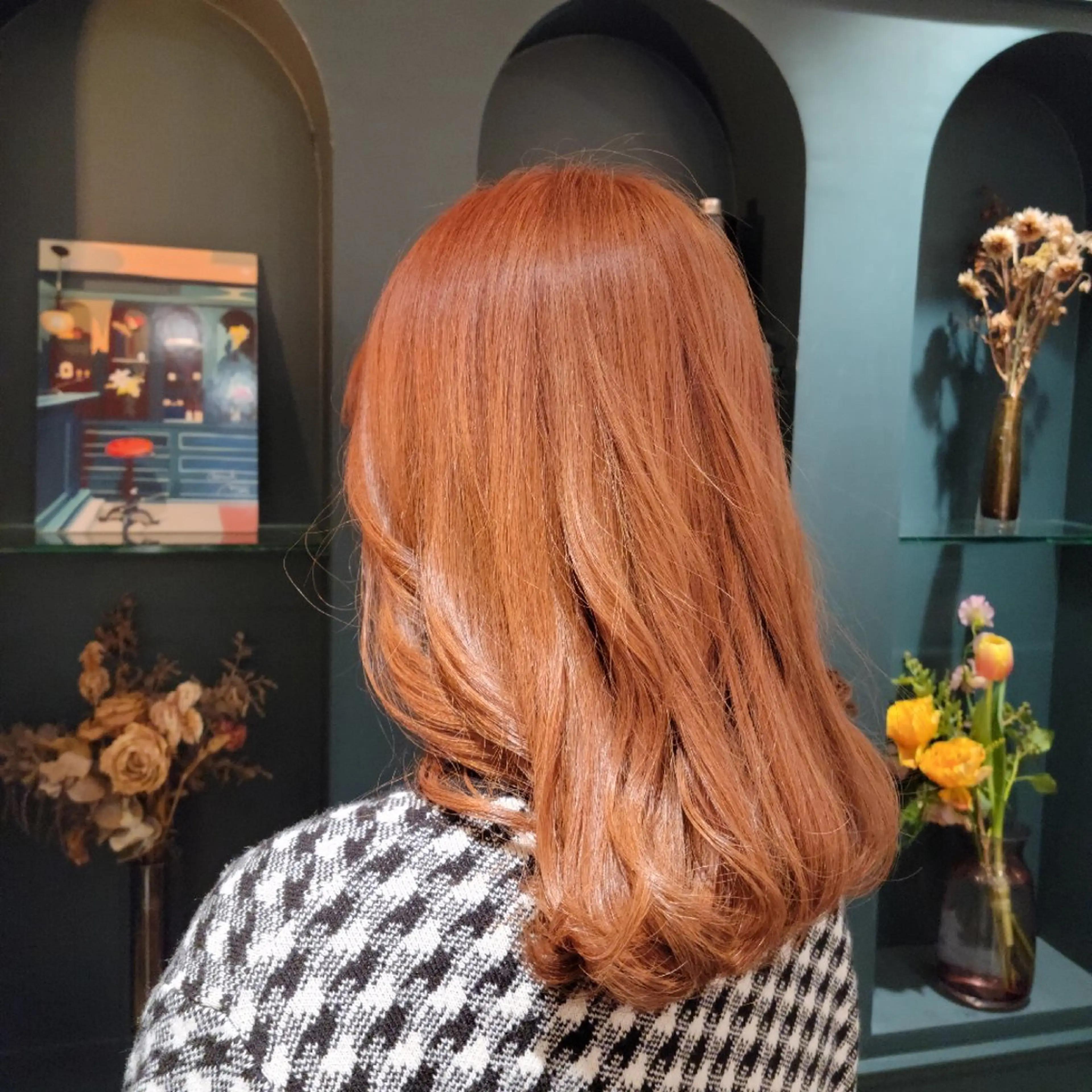 ミディアム カラー ブリーチ ヘアカラー 【メンズカット/パー マ✂️】momo🌷のヘアスタイル