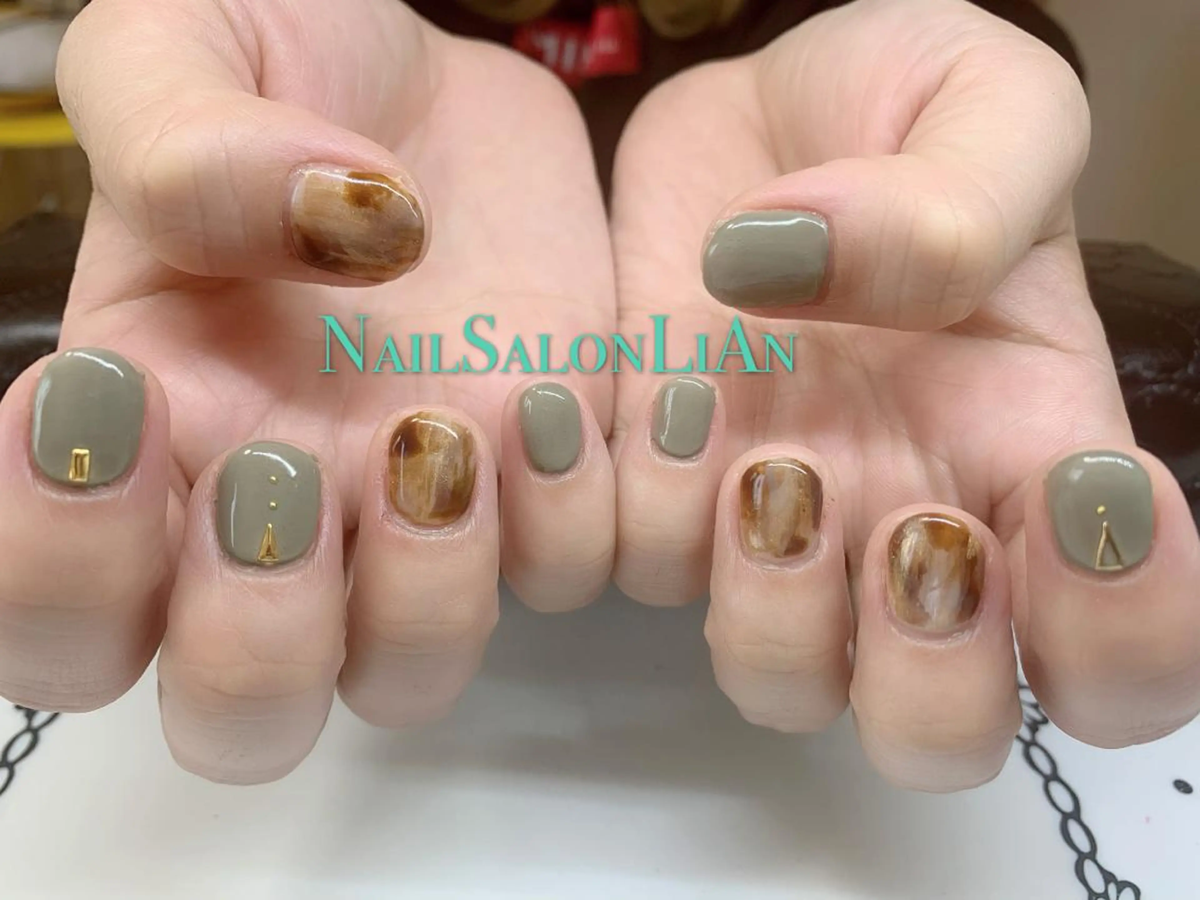 ネイル 持ち込み ハンドネイル NailSalon LiAnのネイルデザイン